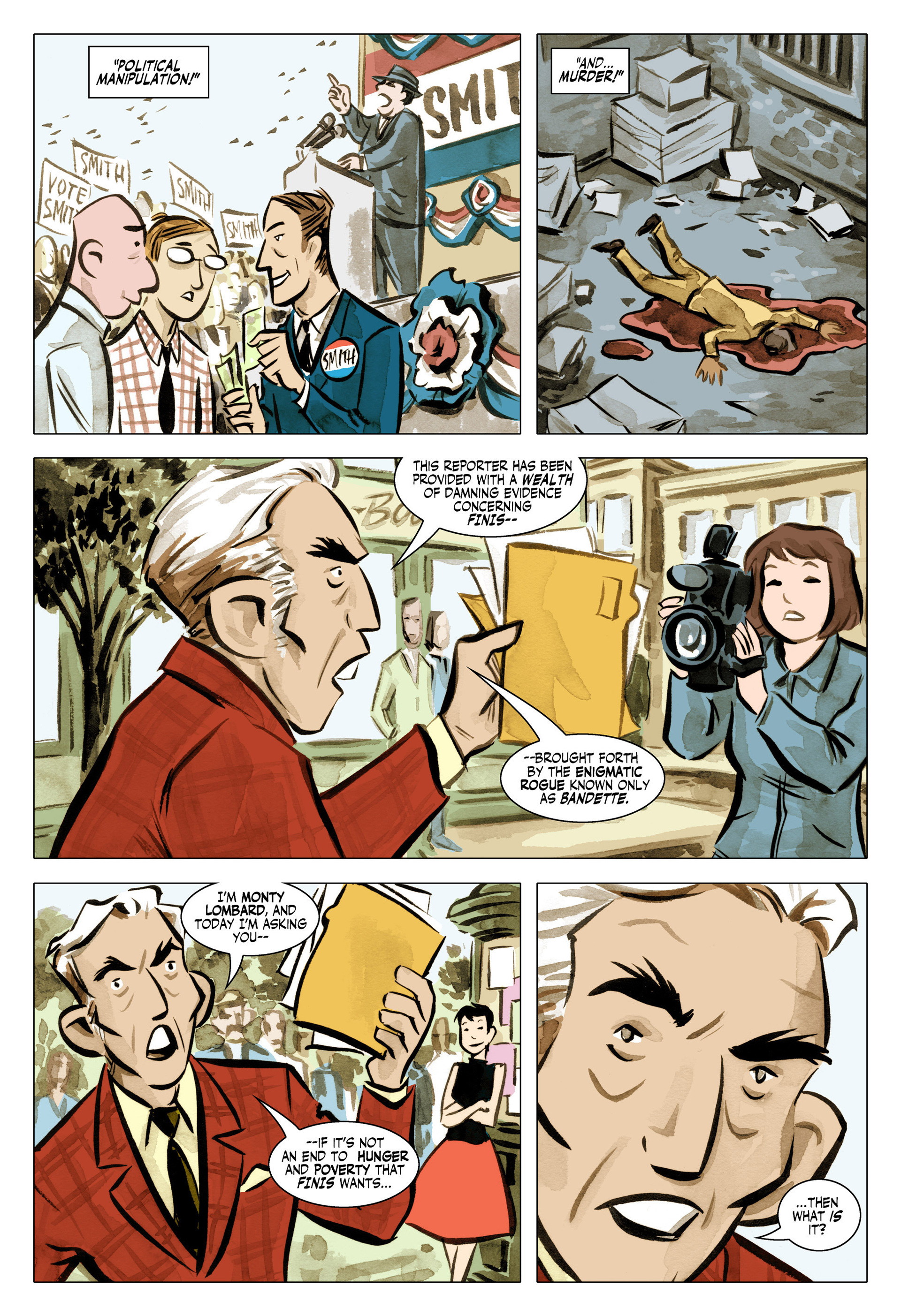 Read online Bandette (2012) comic -  Issue #3 - 5