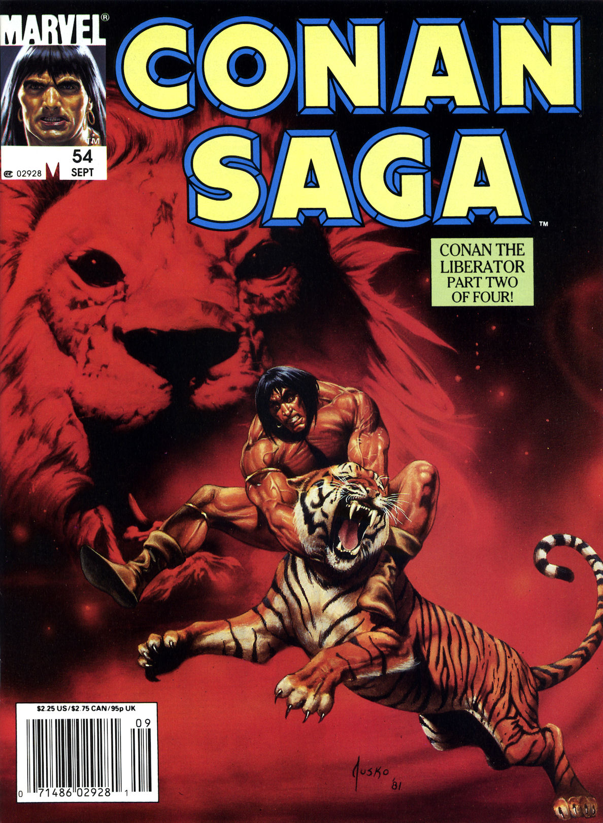 Read online Conan Saga comic -  Issue #54 - 1