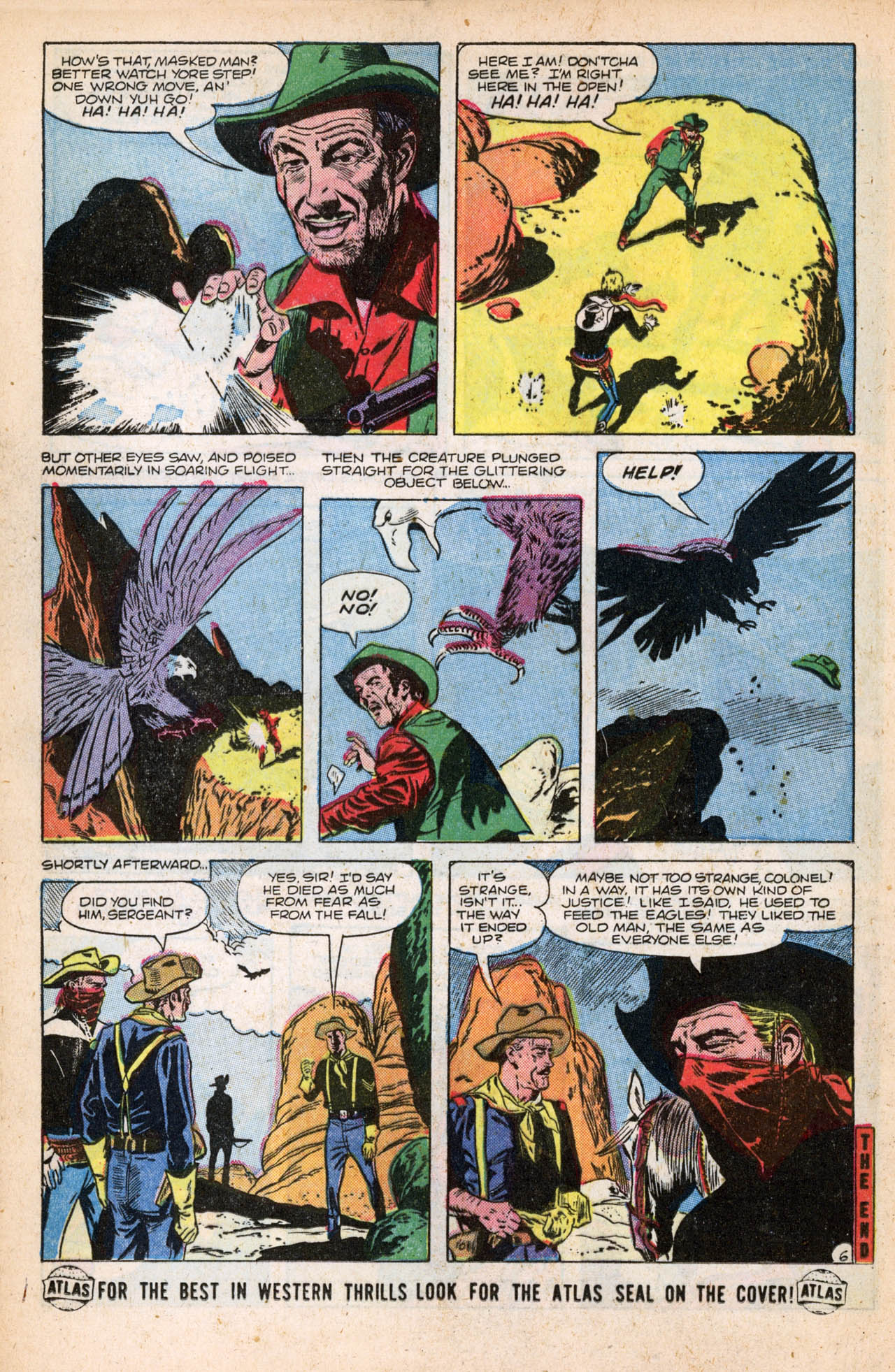Read online The Outlaw Kid (1954) comic -  Issue #6 - 16