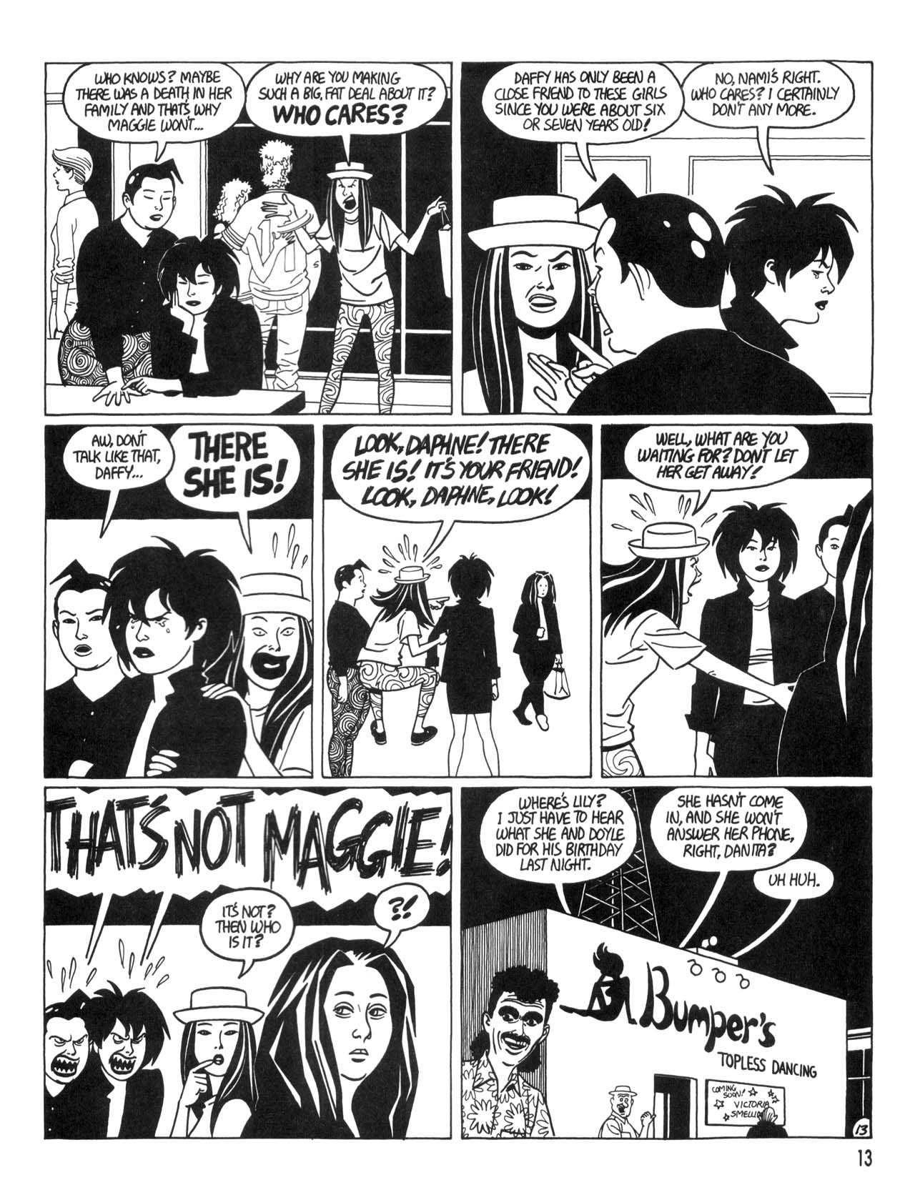 Read online Love and Rockets (1982) comic -  Issue #35 - 15