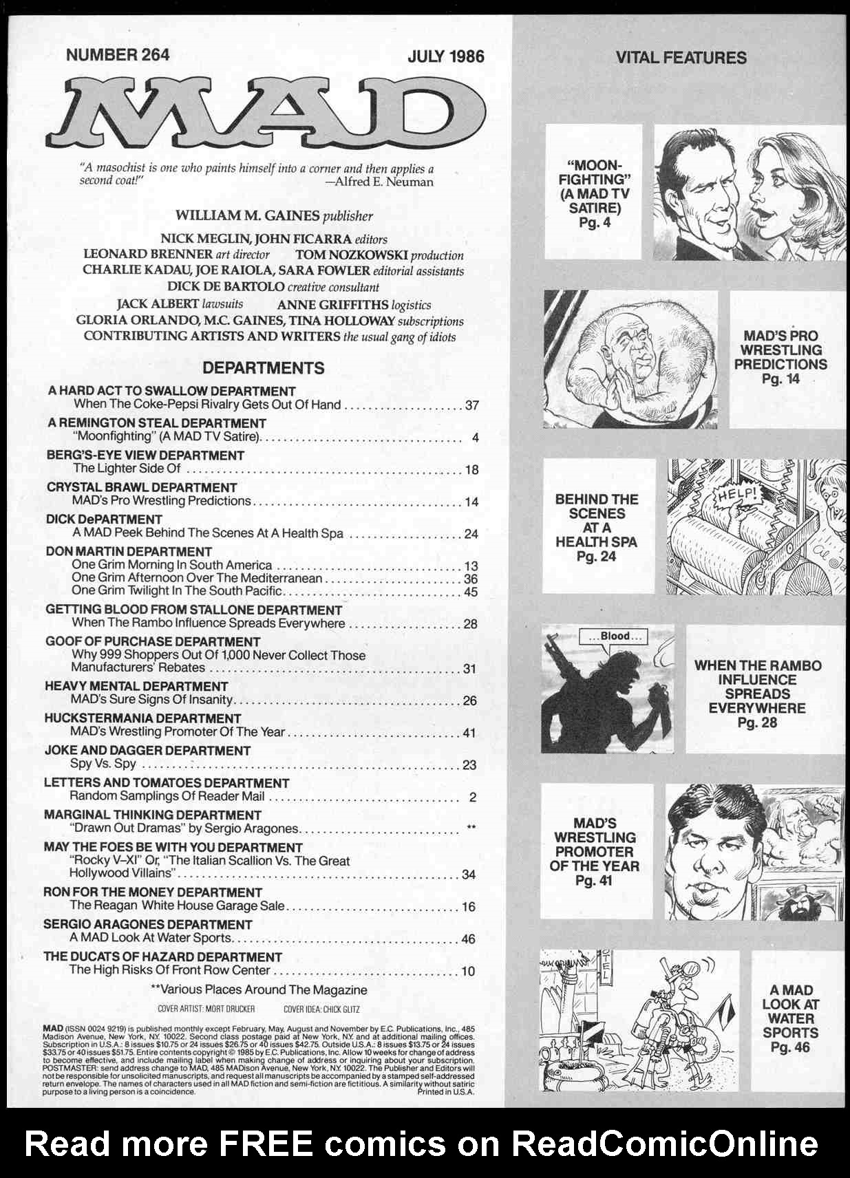 Read online MAD comic -  Issue #264 - 3