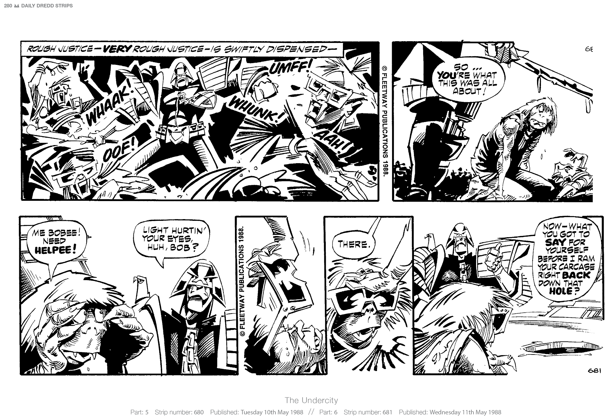 Read online Judge Dredd: The Daily Dredds comic -  Issue # TPB 2 - 283