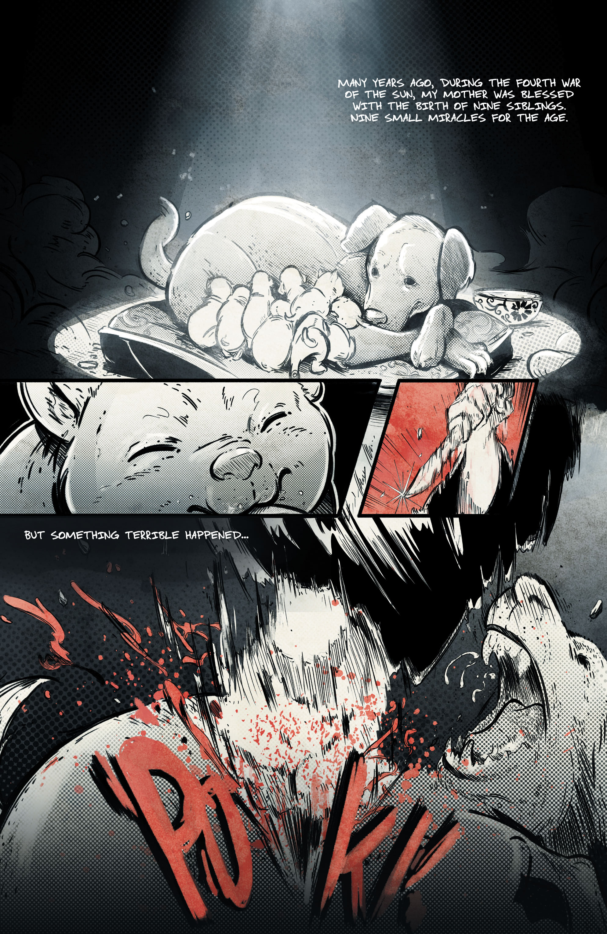 Read online Samurai Doggy comic -  Issue #1 - 3