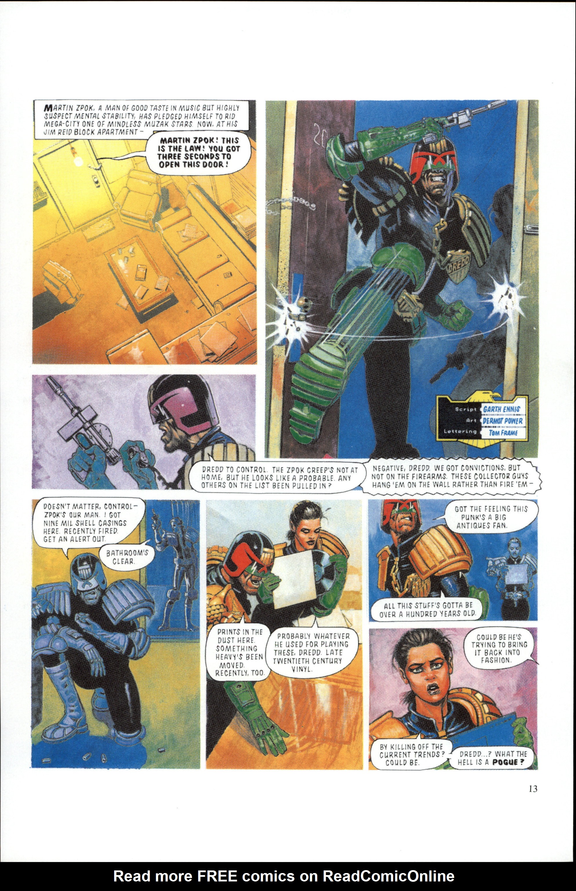Read online Dredd Rules! comic -  Issue #15 - 15