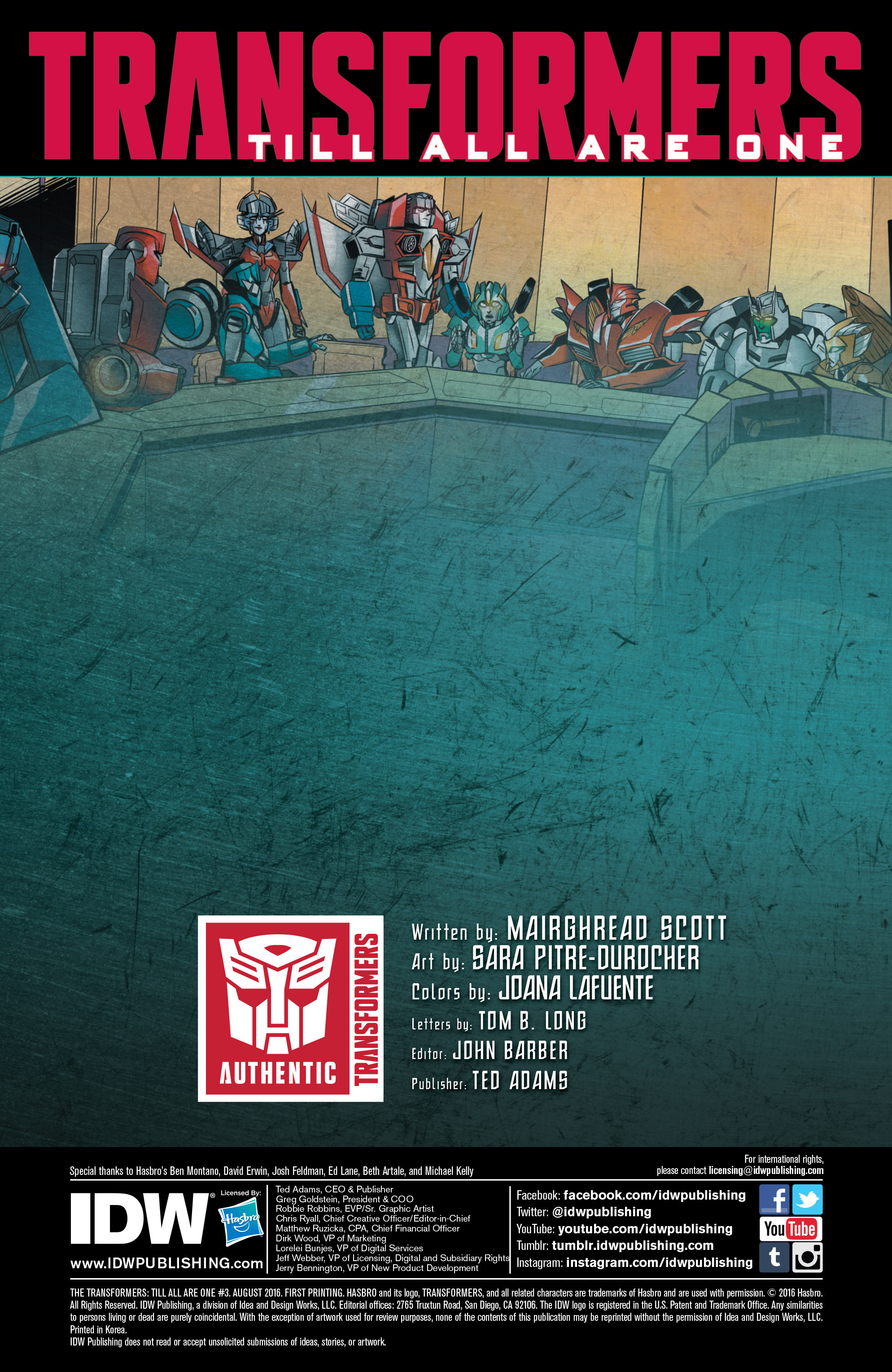 Read online Transformers: Till All Are One comic -  Issue #3 - 2