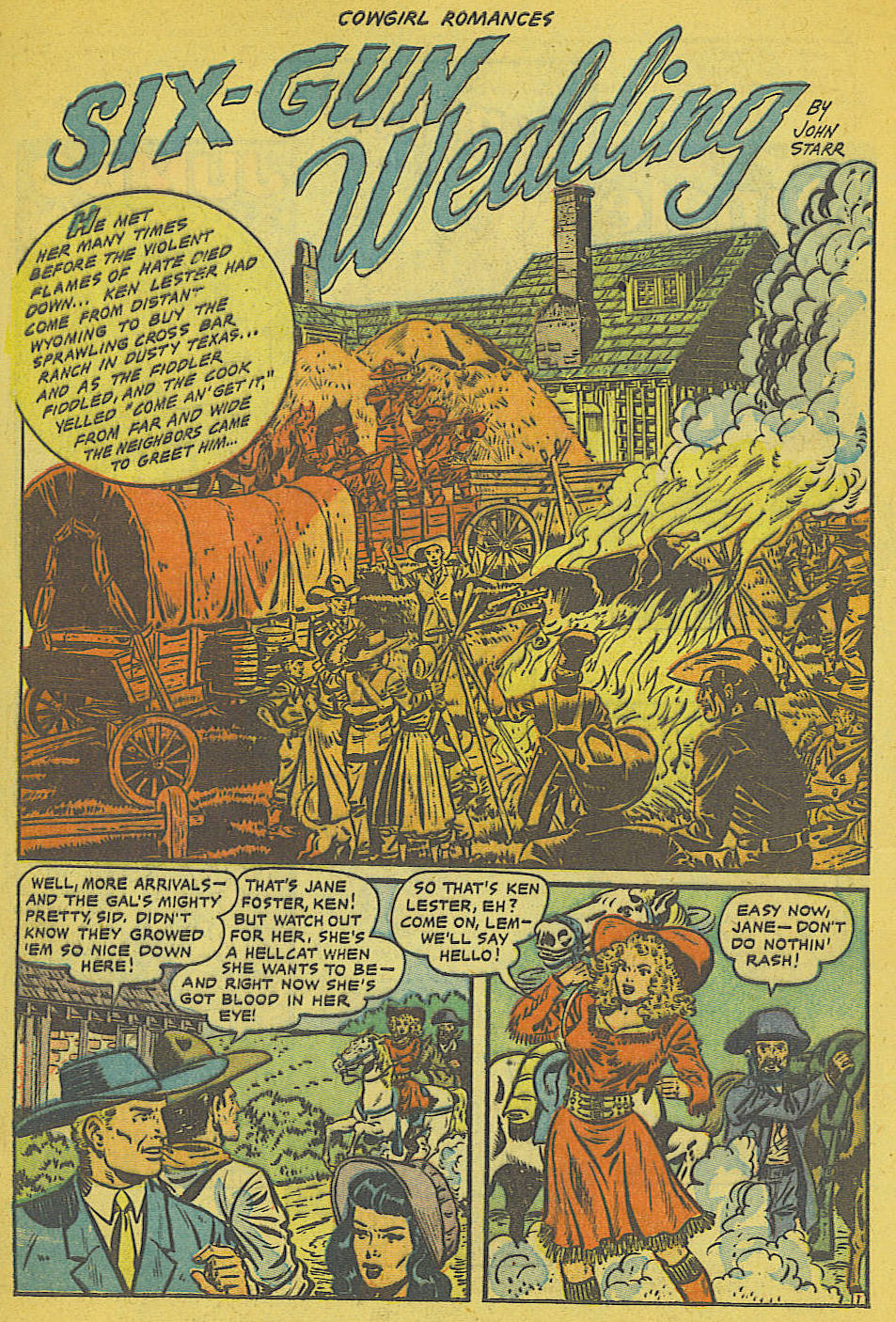 Read online Cowgirl Romances (1950) comic -  Issue #8 - 2