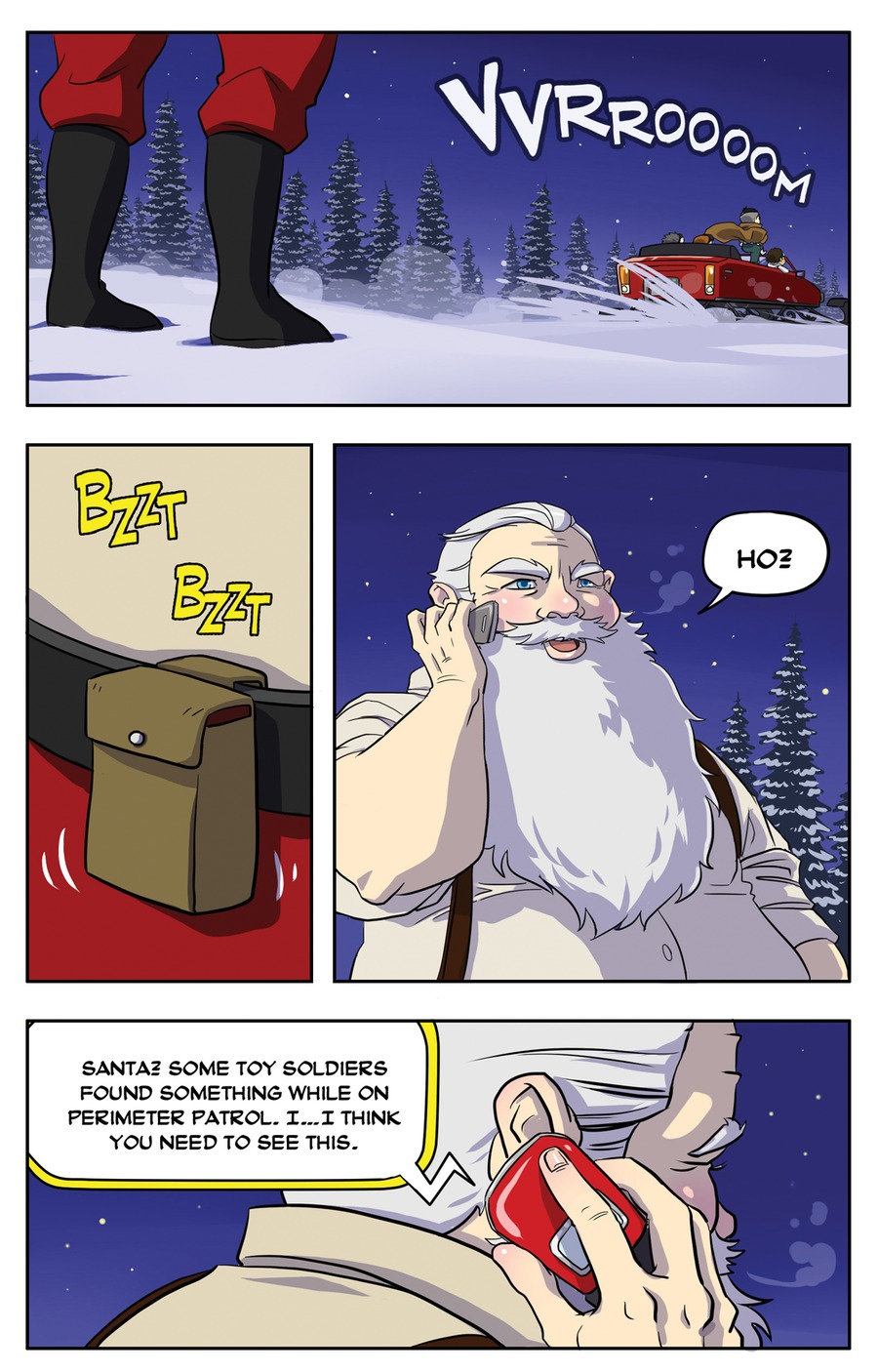 Read online Santa Versus Dracula comic -  Issue # TPB - 8