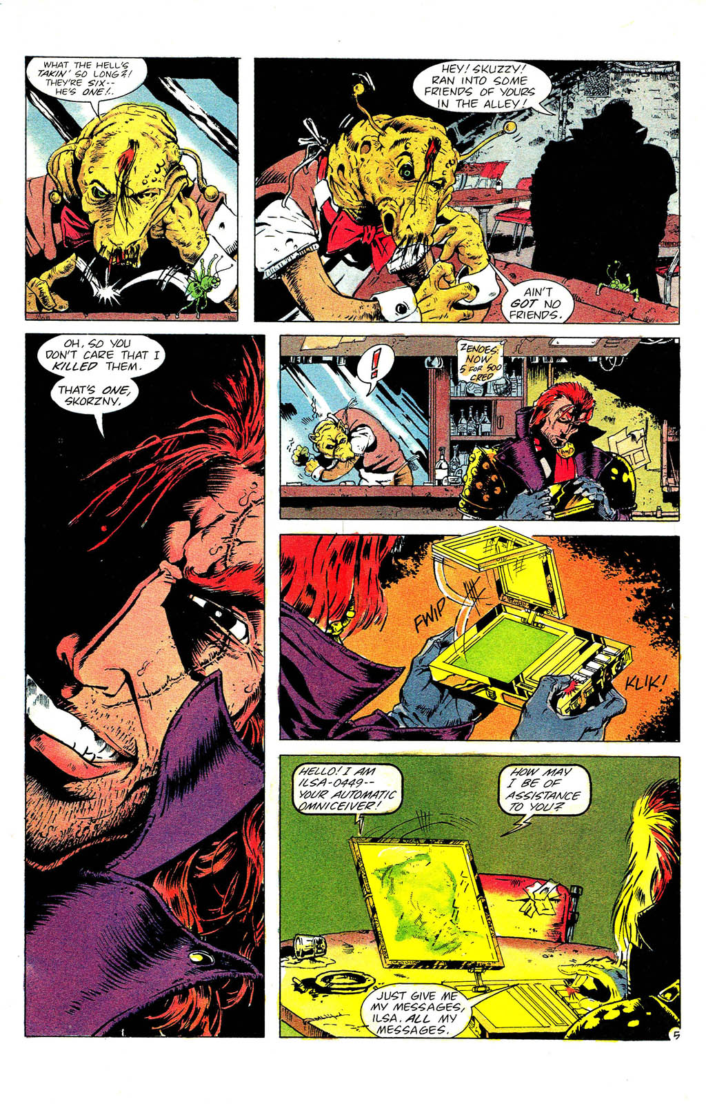 Read online Grimjack comic -  Issue #56 - 7