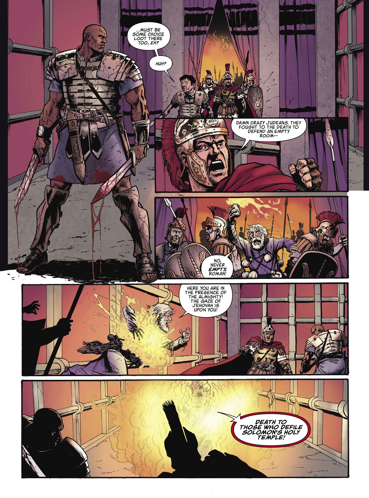 Read online Aquila: The Burning Fields comic -  Issue # TPB - 57