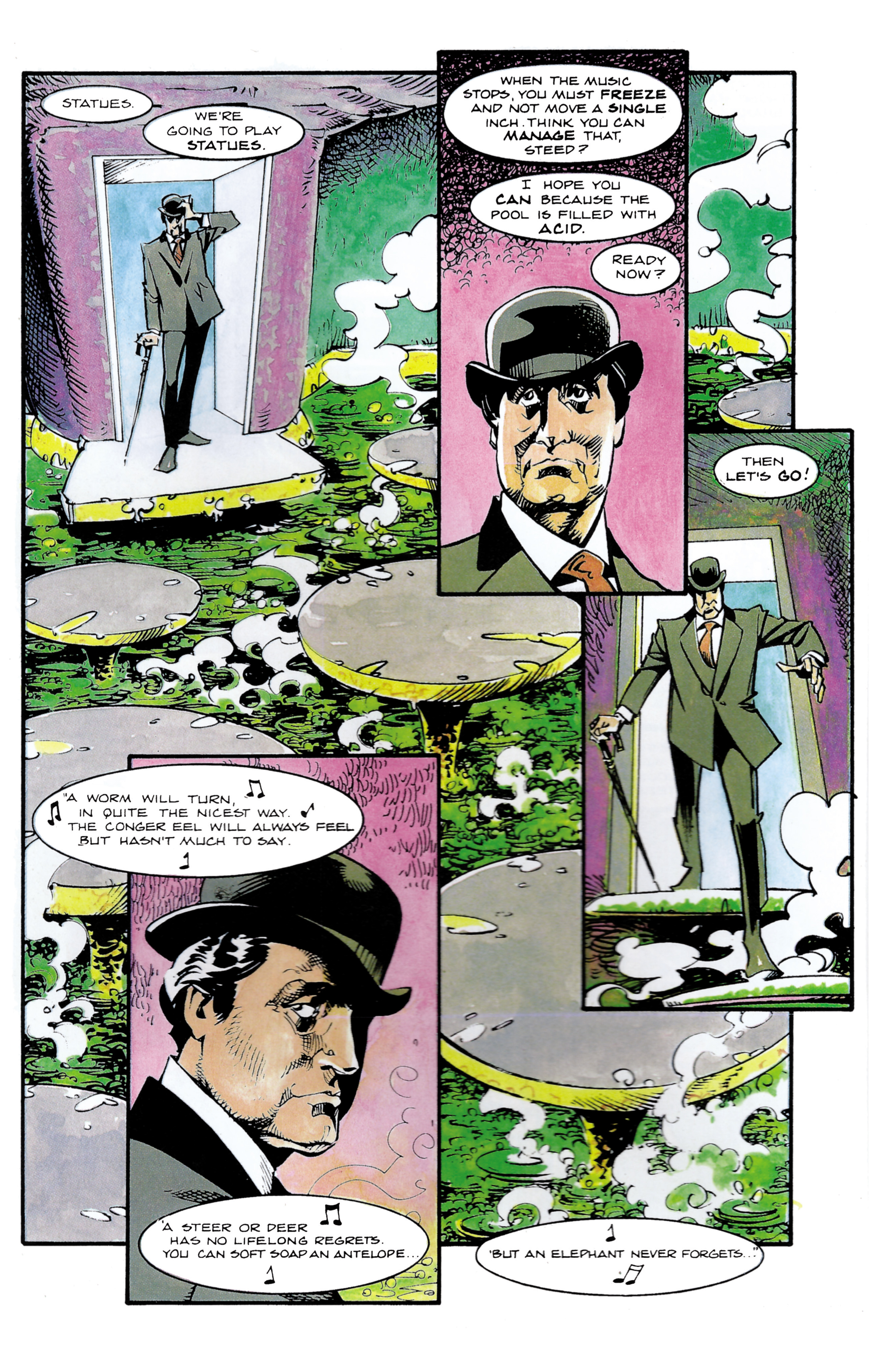 Read online Steed & Mrs. Peel: Golden Game comic -  Issue # Full - 76