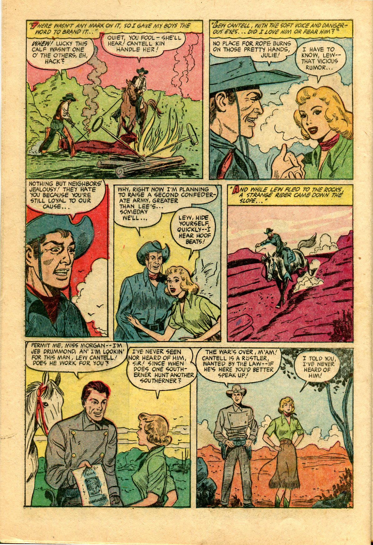 Read online Cowgirl Romances (1950) comic -  Issue #12 - 28