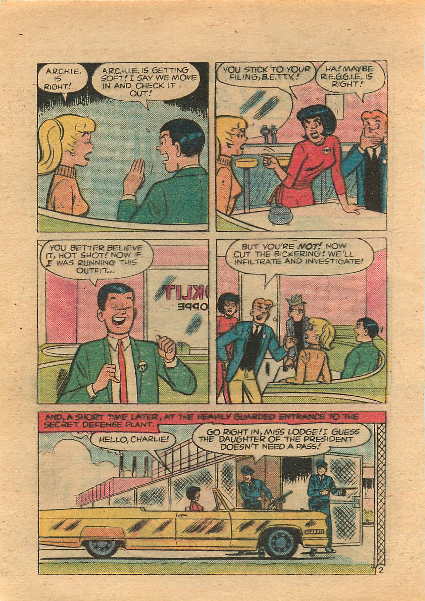 Read online Archie...Archie Andrews, Where Are You? Digest Magazine comic -  Issue #19 - 108