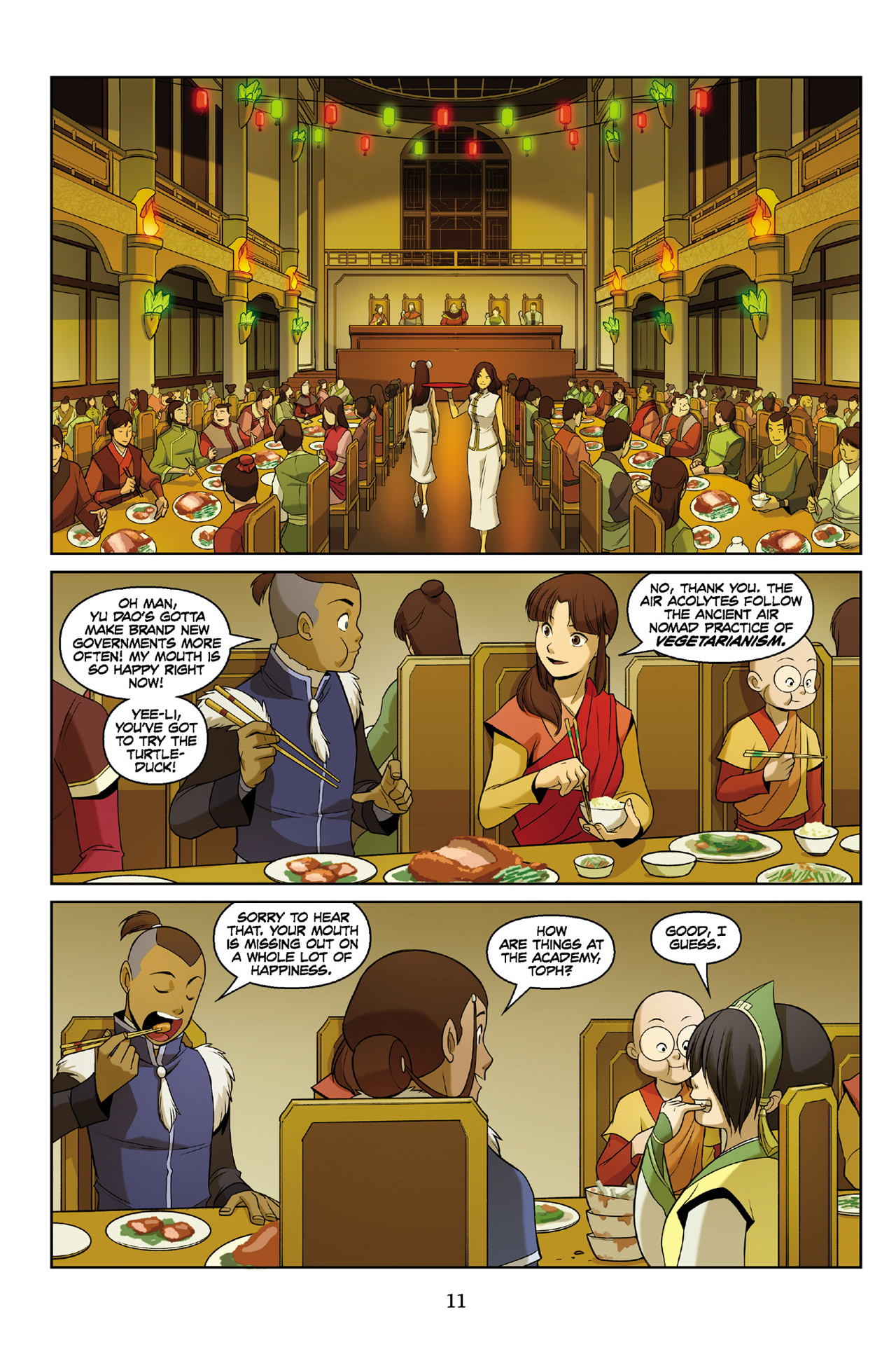 Read online Nickelodeon Avatar: The Last Airbender - The Rift comic -  Issue # Part 1 - 12