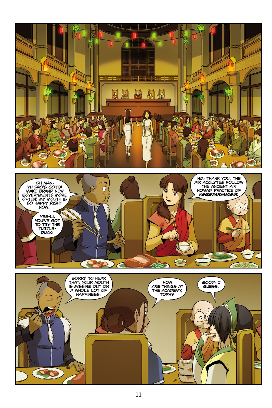 Nickelodeon Avatar: The Last Airbender - The Rift issue Part 1 - Page 12