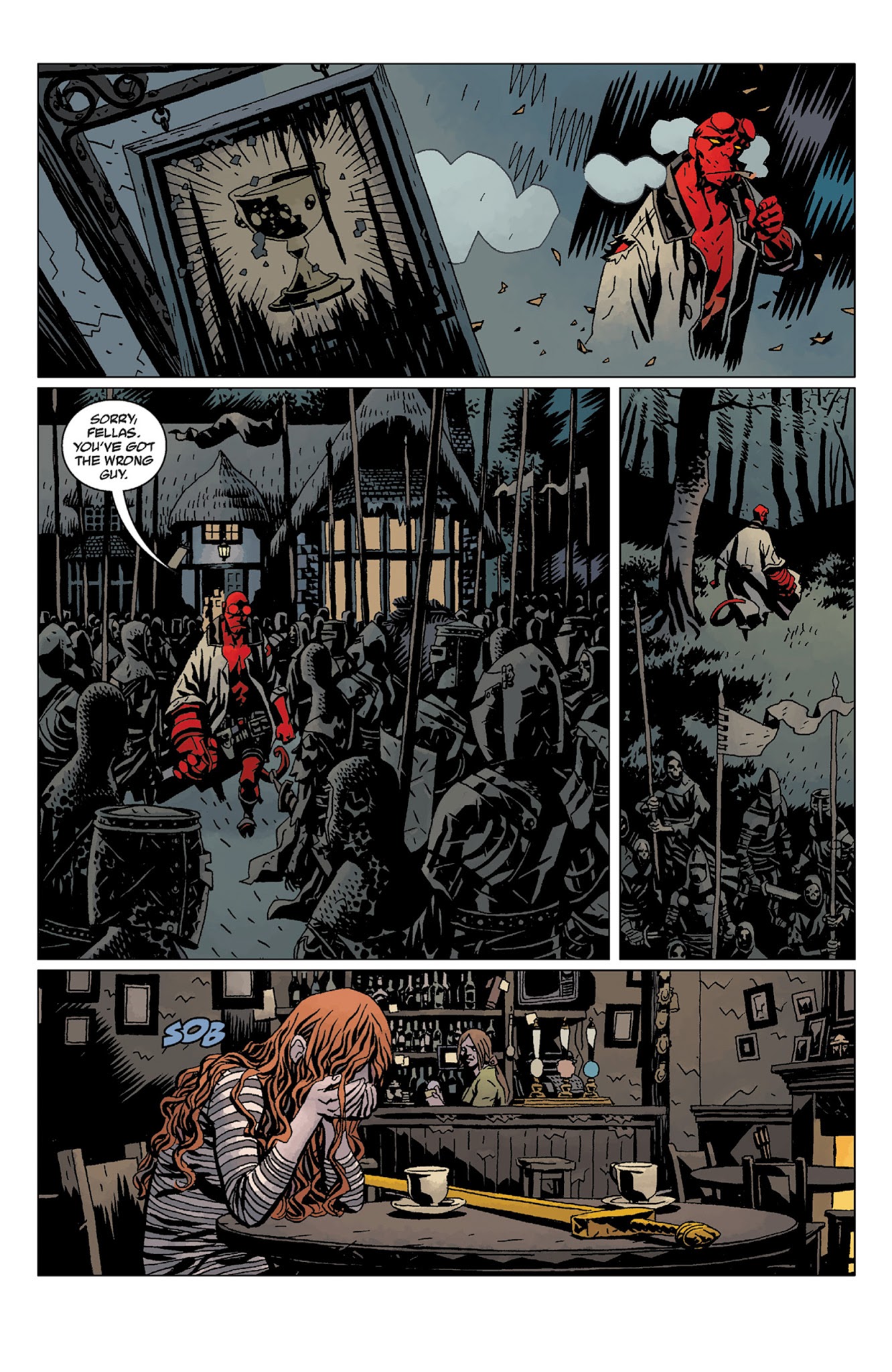 Read online Hellboy: The Storm And The Fury comic -  Issue # TPB - 68