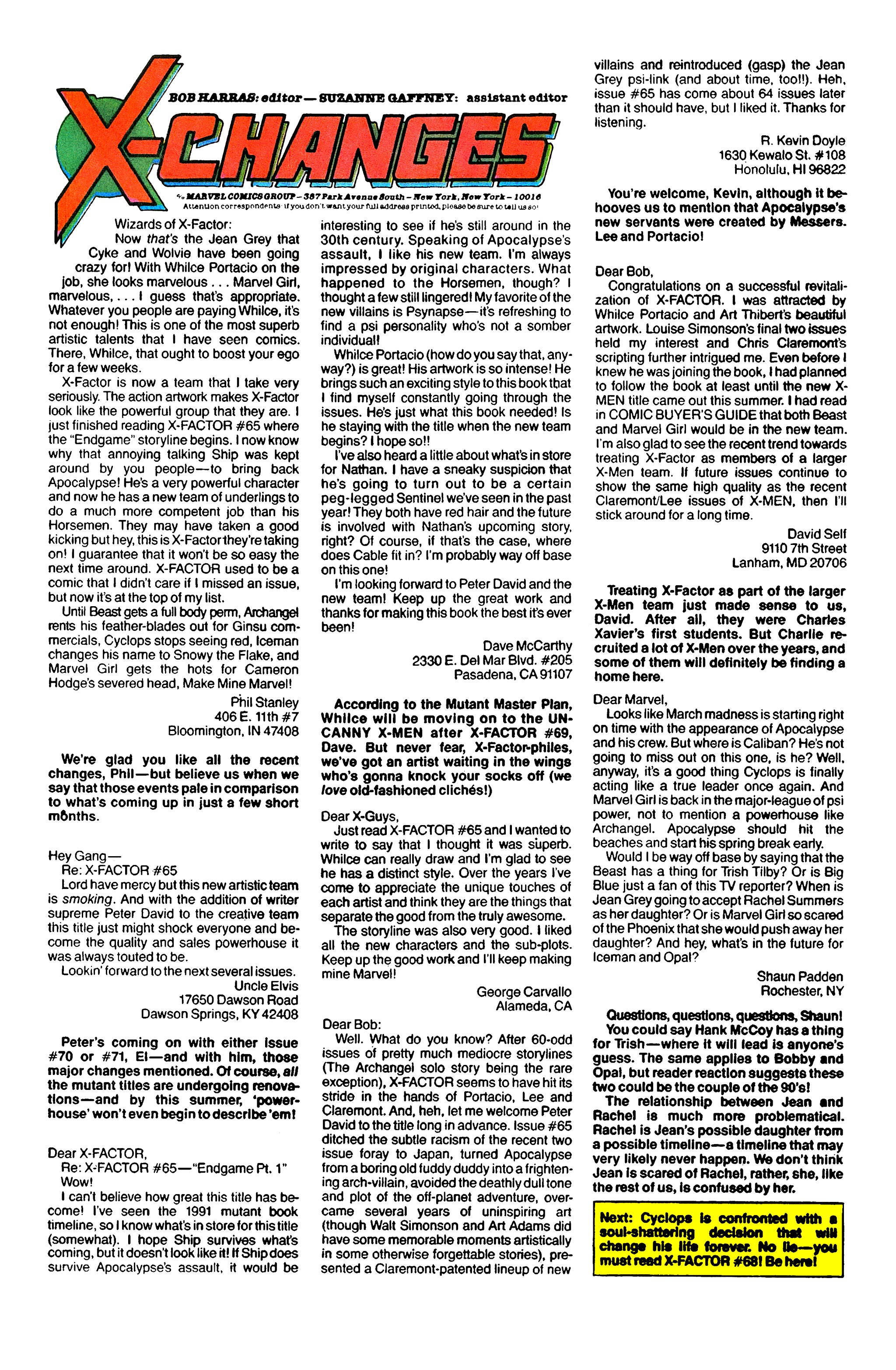 Read online X-Factor (1986) comic -  Issue #67 - 24