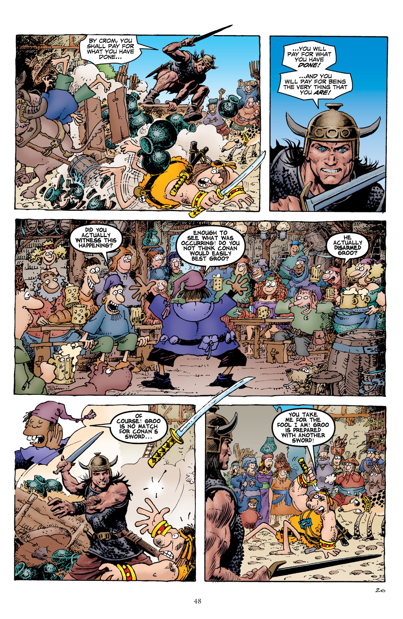 Read online Groo vs. Conan comic -  Issue # TPB - 50