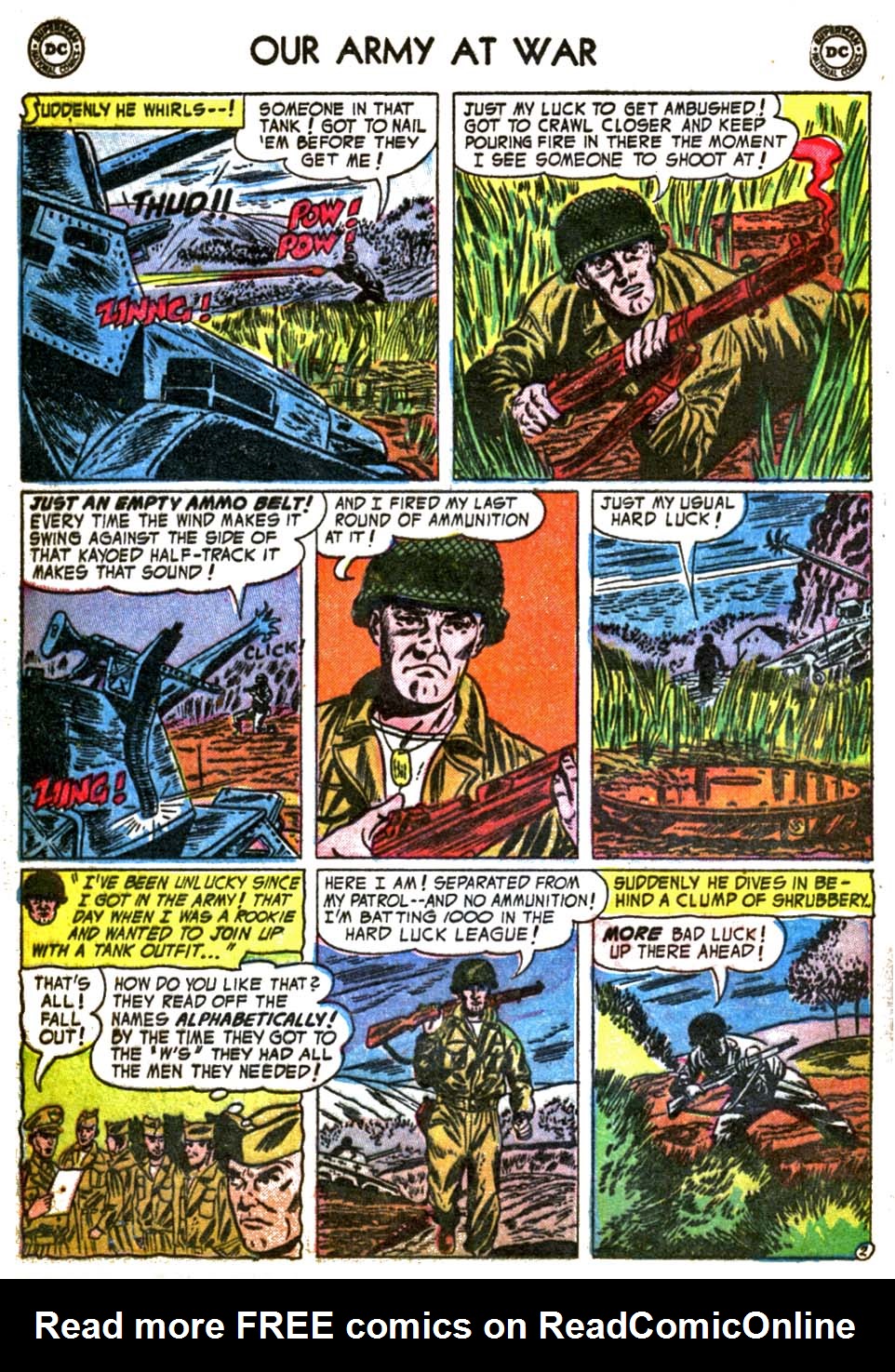 Read online Our Army at War (1952) comic -  Issue #25 - 20