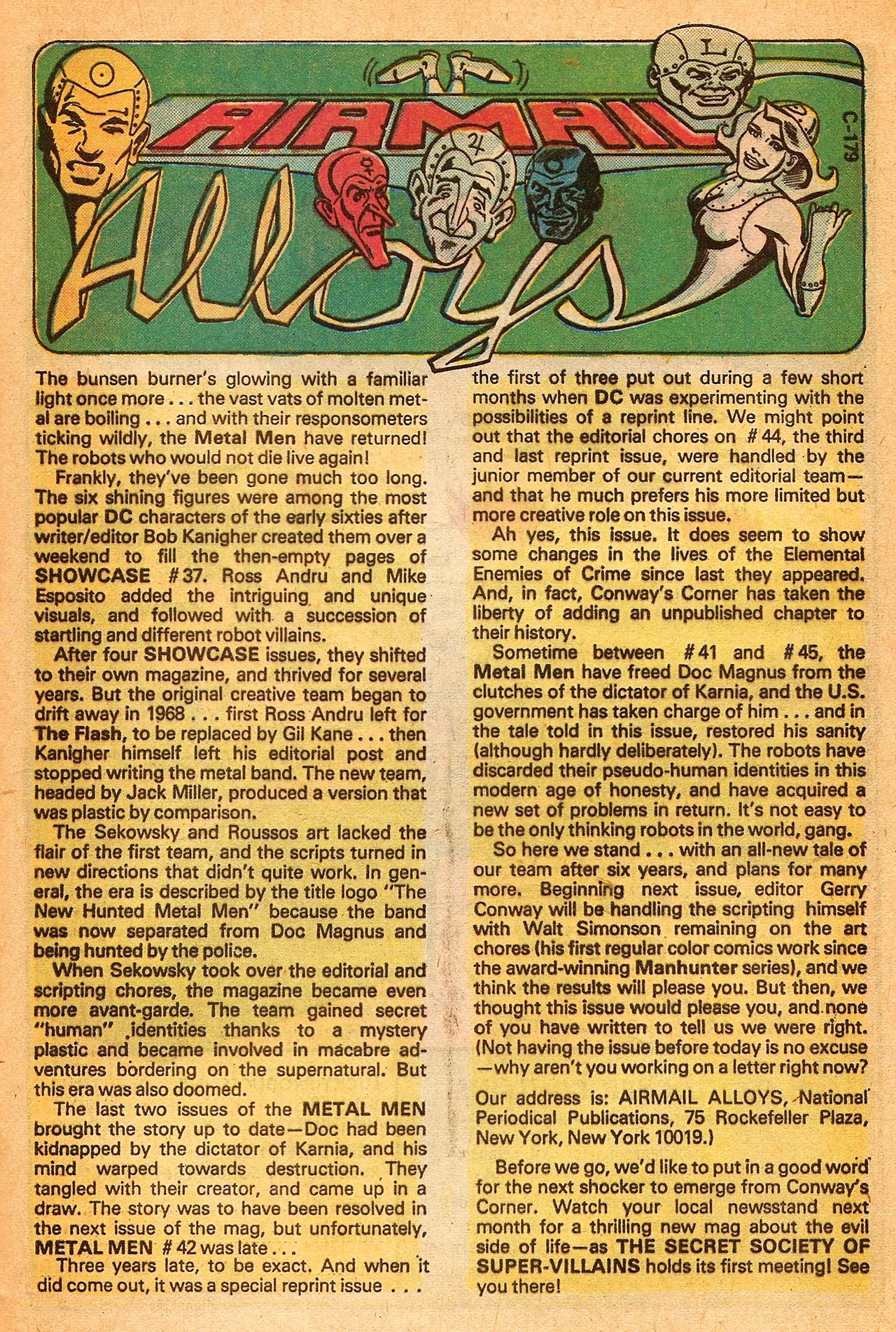 Read online Metal Men (1963) comic -  Issue #45 - 33