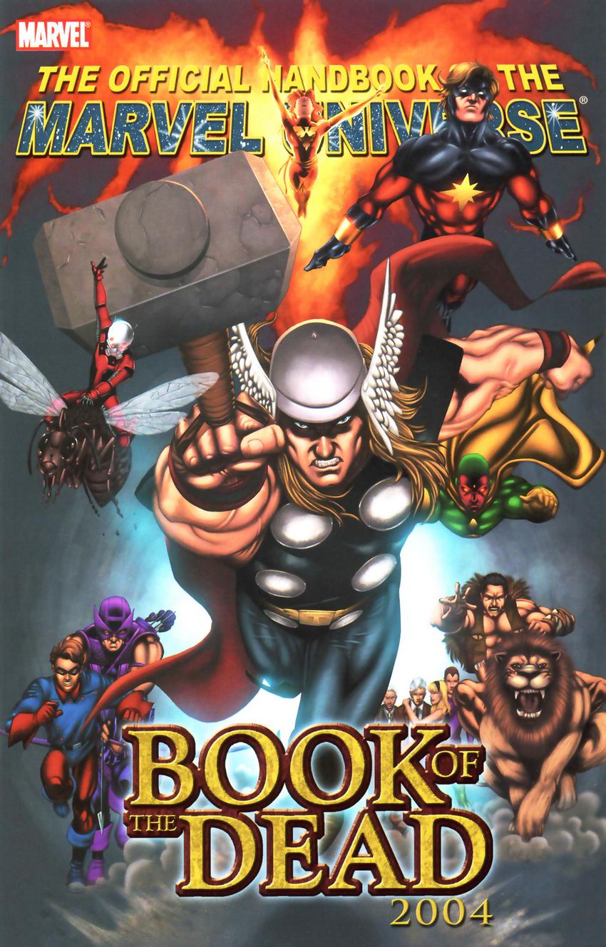 Read online The Official Handbook of the Marvel Universe: Book of the Dead comic -  Issue # Full - 1
