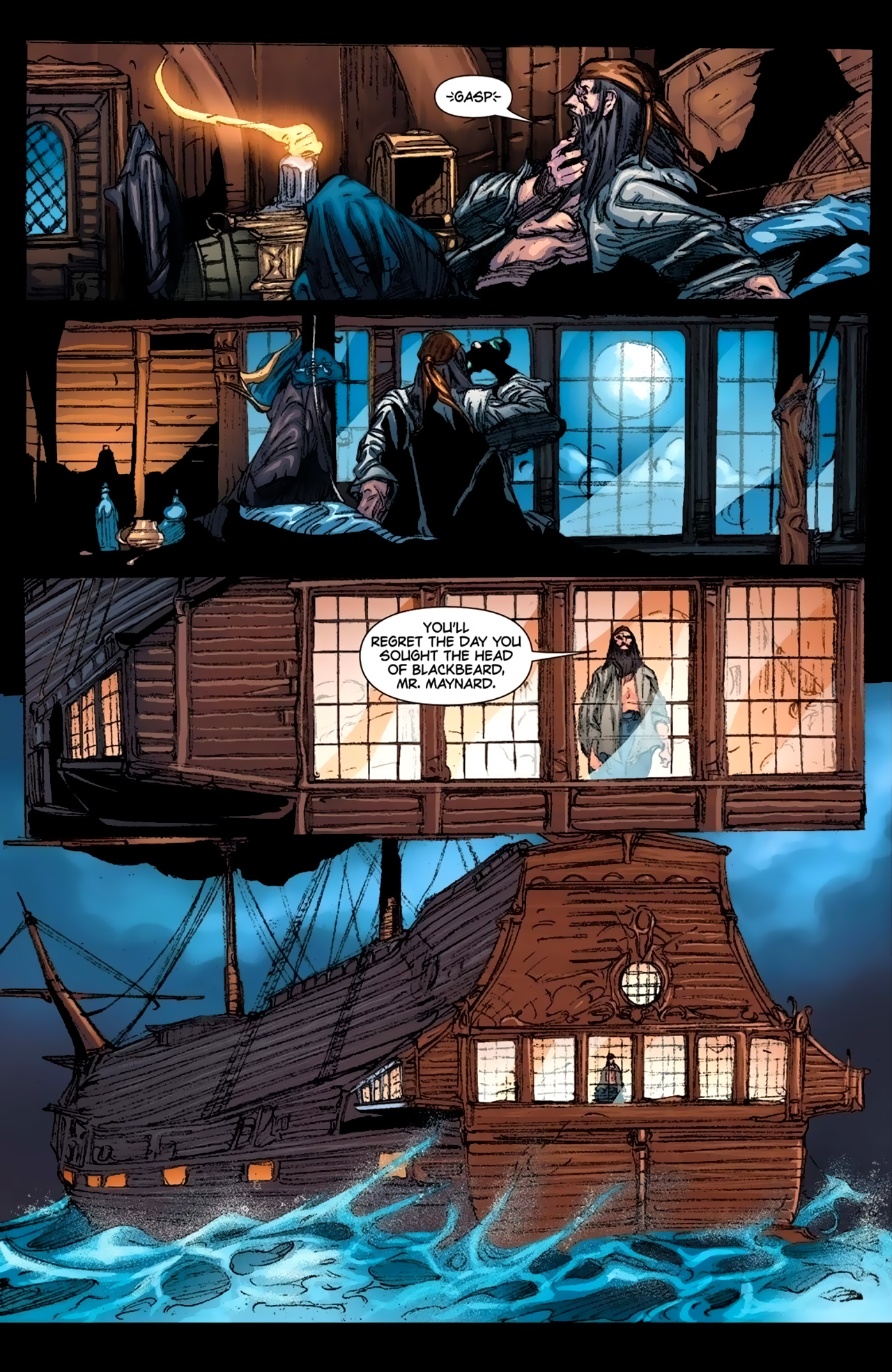 Read online Blackbeard: Legend of the Pyrate King comic -  Issue #6 - 12