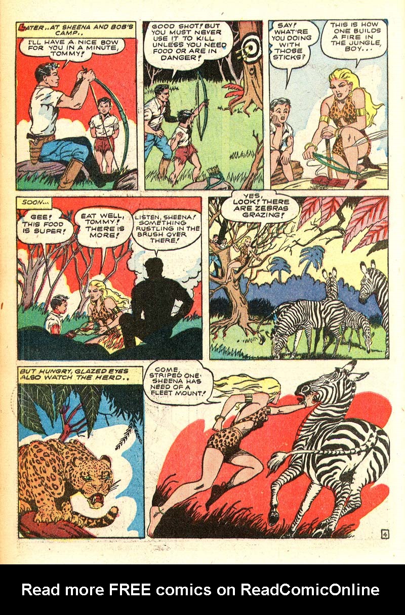 Read online Sheena, Queen of the Jungle (1942) comic -  Issue #4 - 42