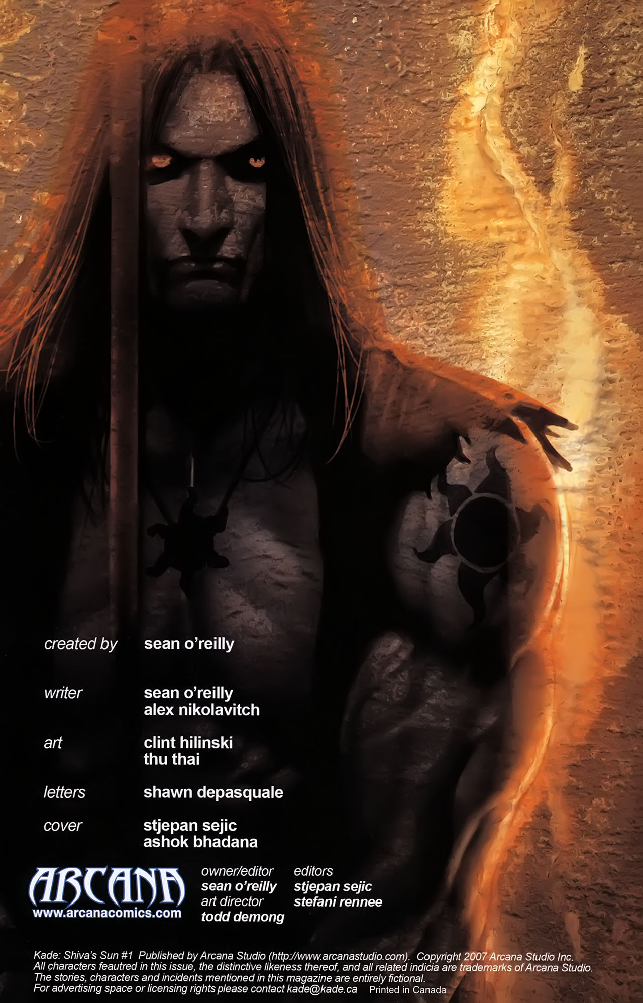 Read online Kade: Shiva's Sun comic -  Issue #1 - 2