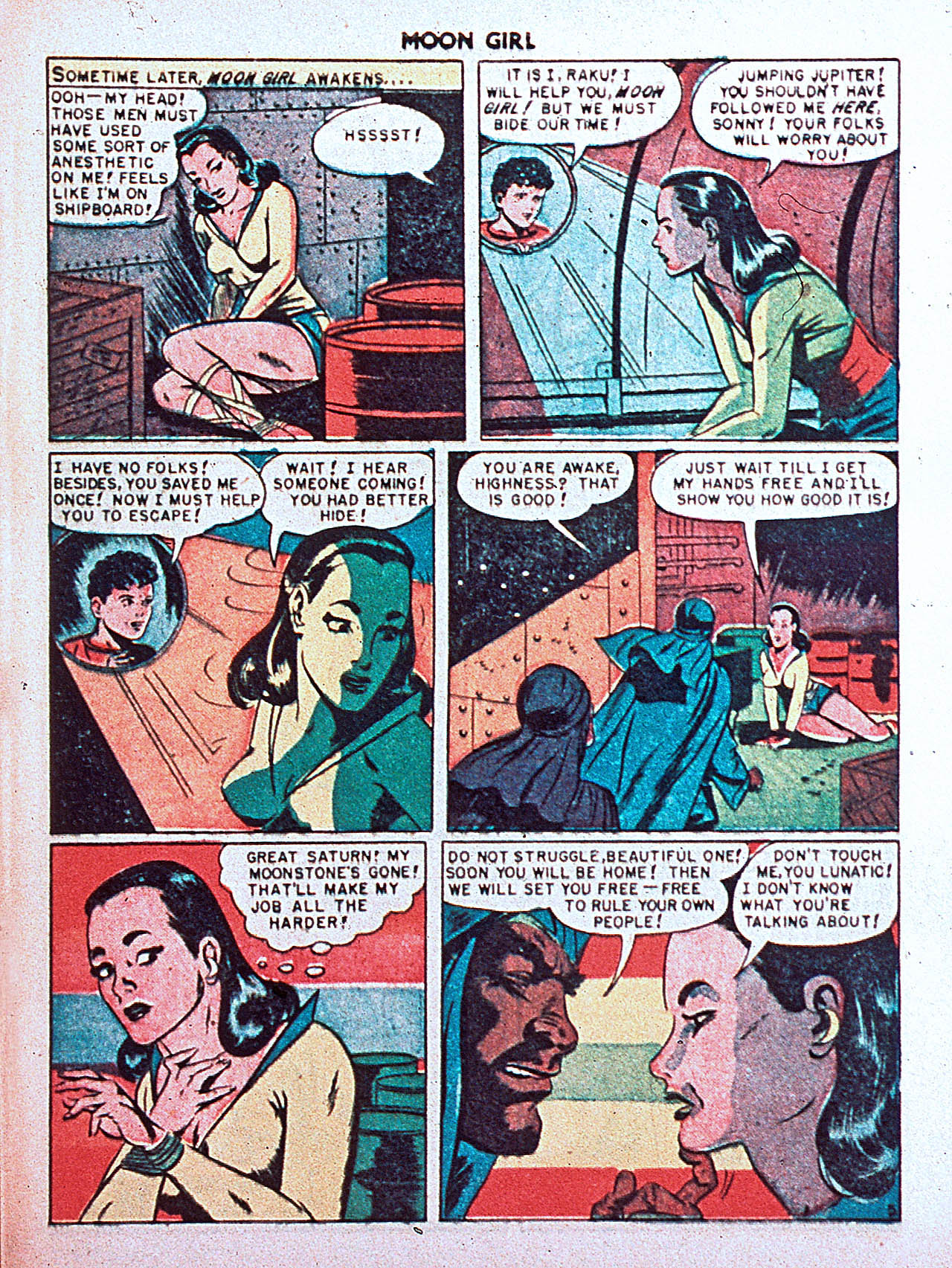 Read online Moon Girl (1947) comic -  Issue #2 - 7