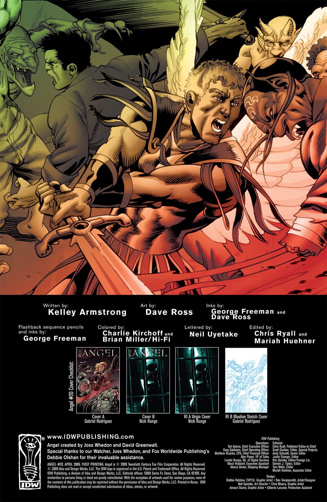 Read online Angel comic -  Issue #20 - 2