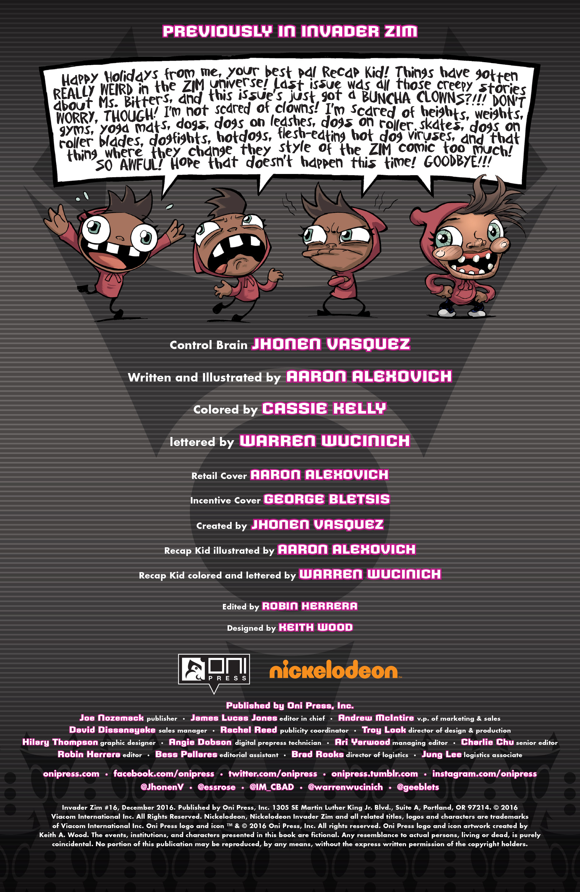 Read online Invader Zim comic -  Issue #16 - 2