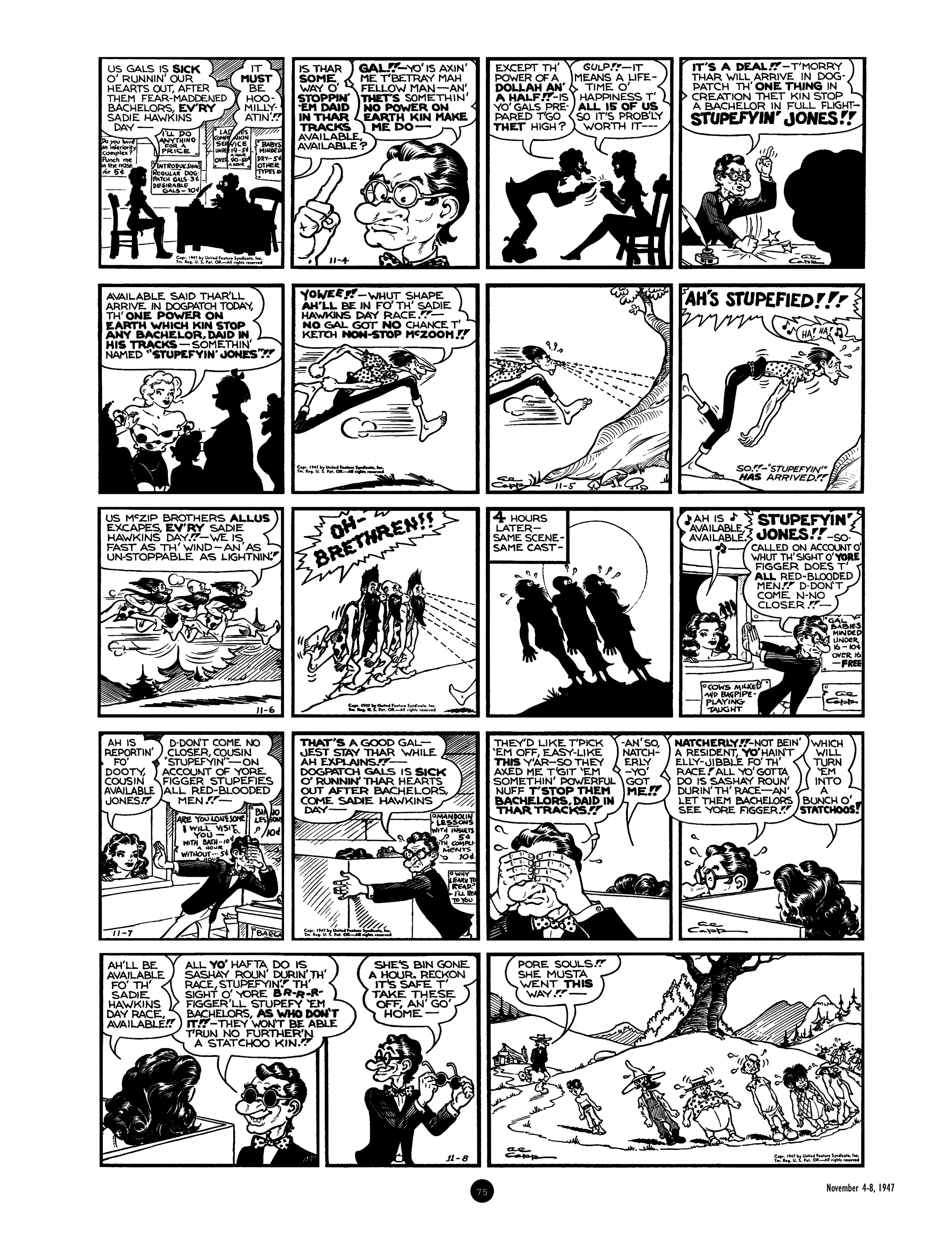 Read online Al Capp's Li'l Abner Complete Daily & Color Sunday Comics comic -  Issue # TPB 7 (Part 1) - 75