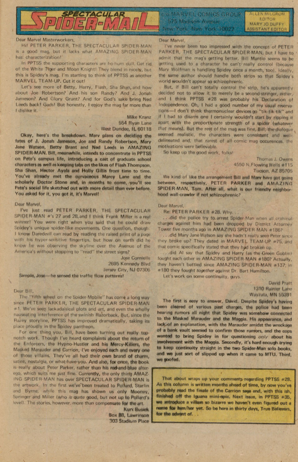 Read online The Spectacular Spider-Man (1976) comic -  Issue #34 - 13