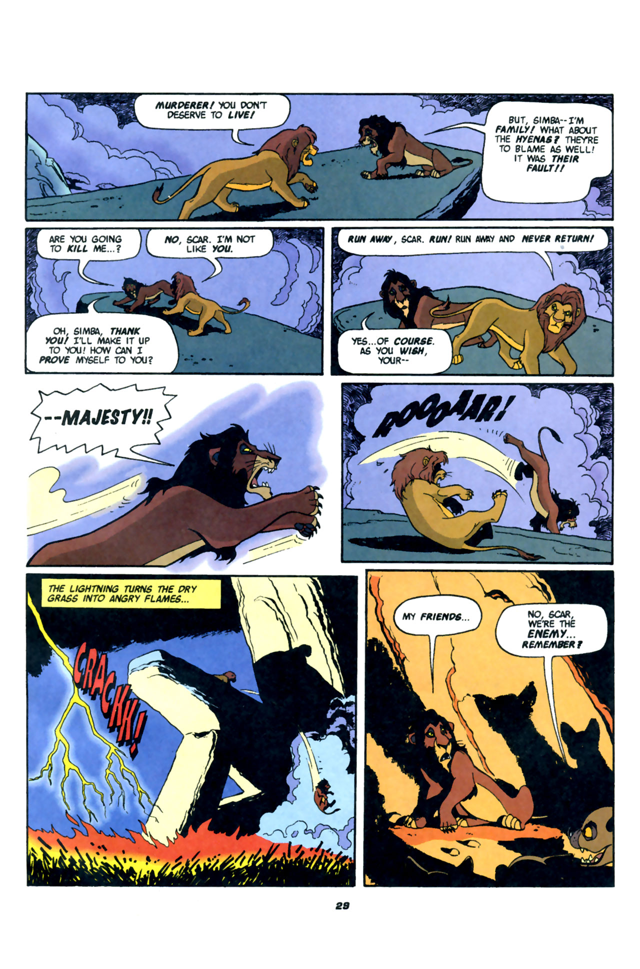 Read online Disney's The Lion King comic -  Issue #2 - 30