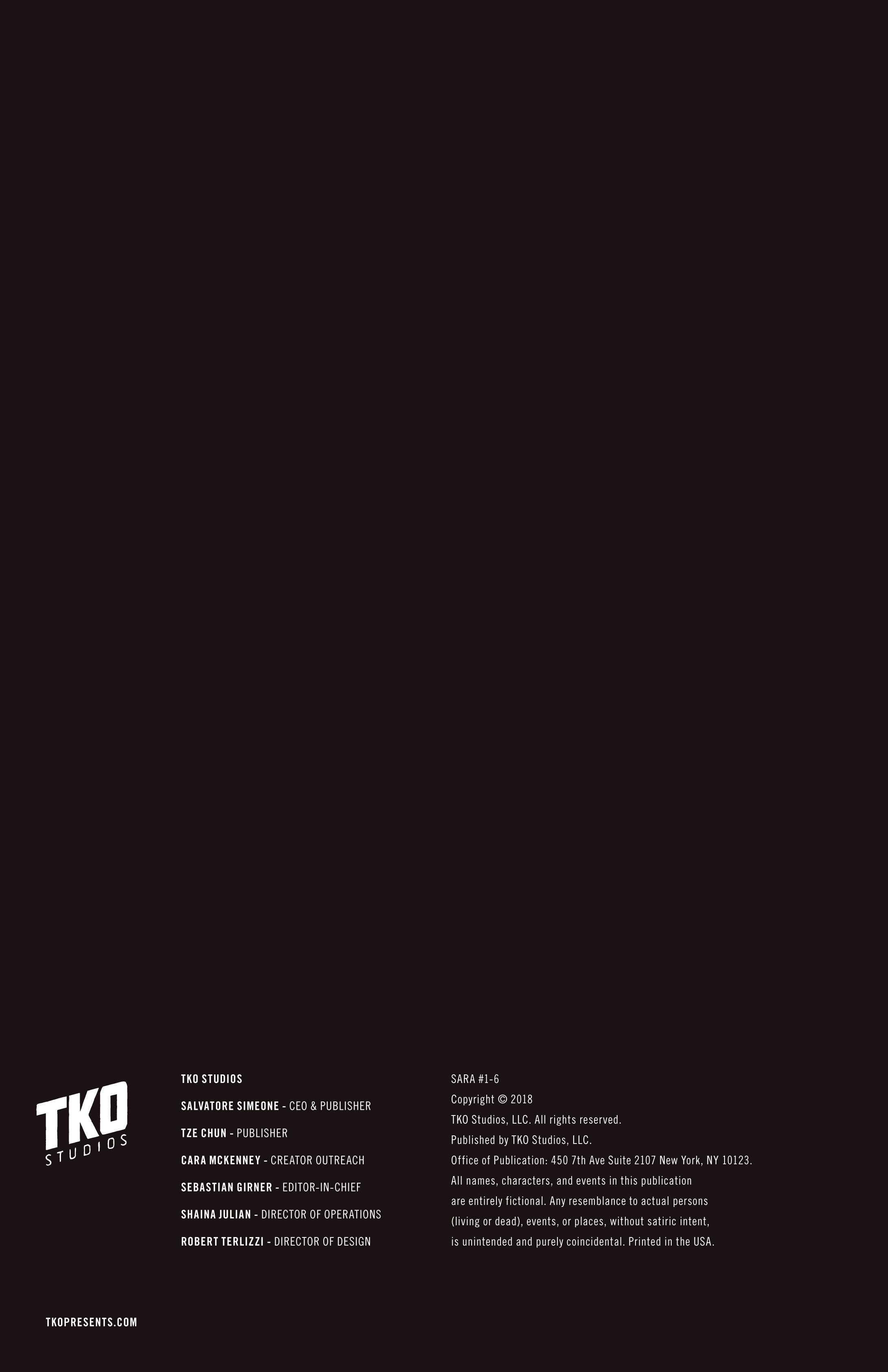 Read online Sara comic -  Issue # TPB (Part 1) - 2