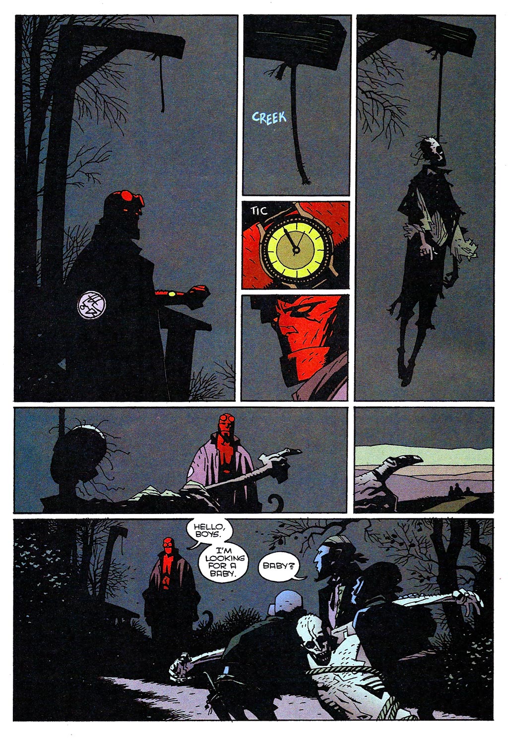 Read online Hellboy: The Corpse and the Iron Shoes comic -  Issue # Full - 8