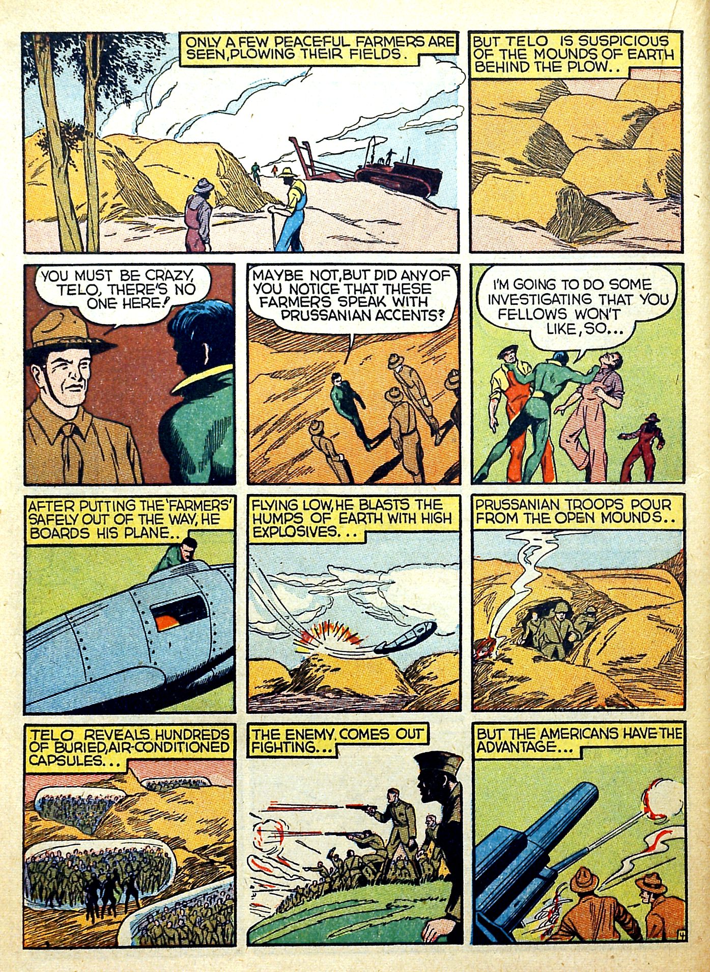 Read online Captain Flight Comics comic -  Issue #3 - 22