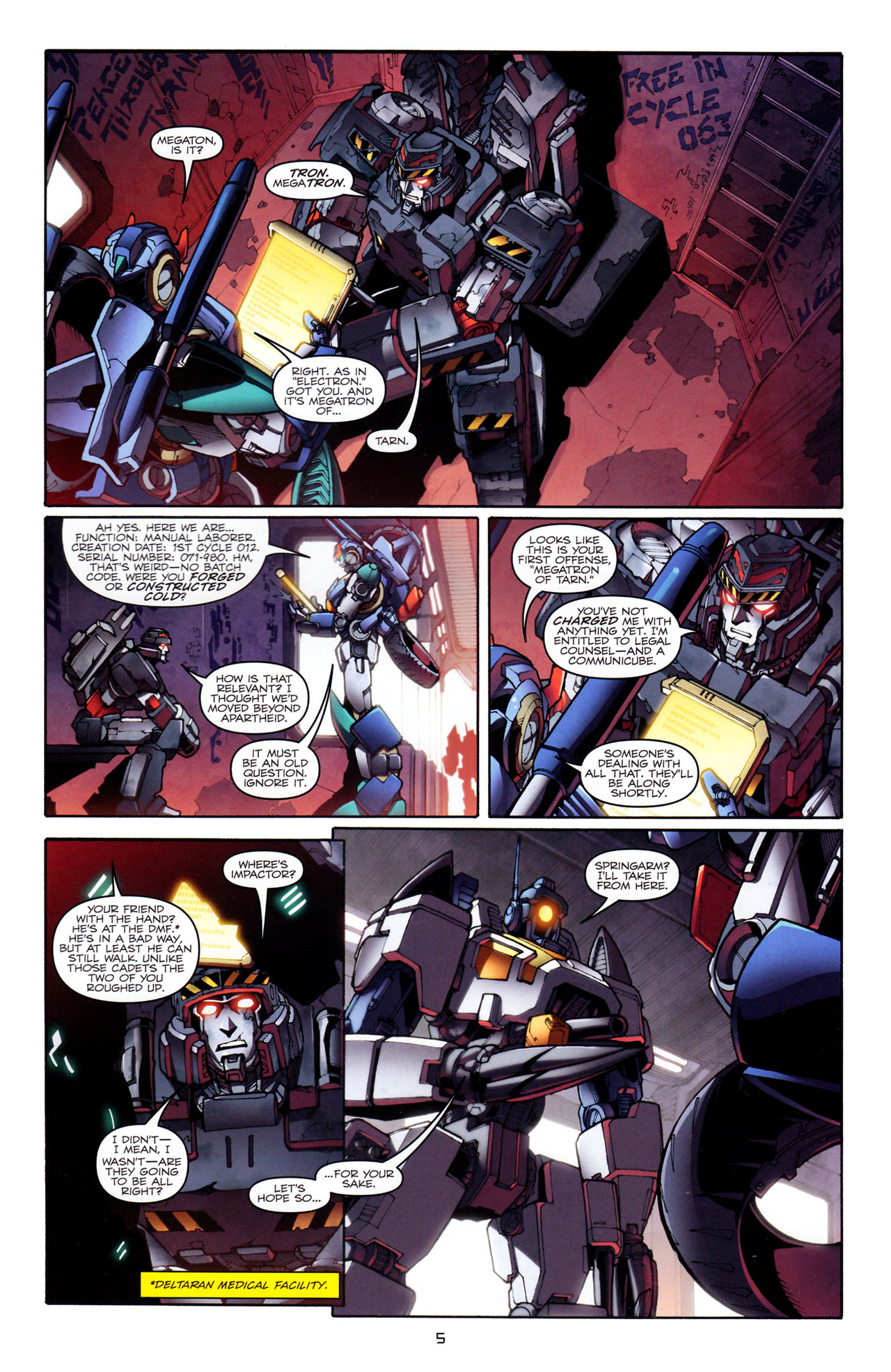 Read online The Transformers (2009) comic -  Issue #22 - 8