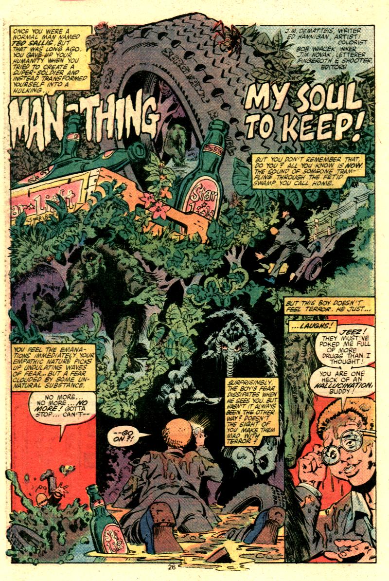 Read online Man-Thing (1979) comic -  Issue #9 - 20