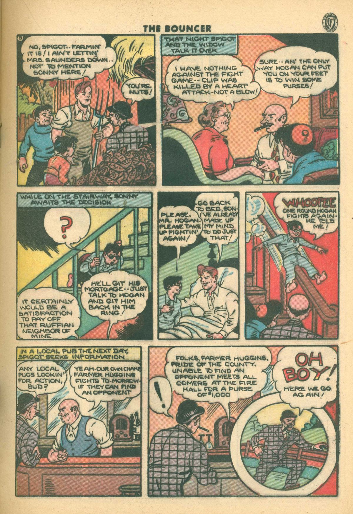 Read online The Bouncer (1944) comic -  Issue #14 - 17