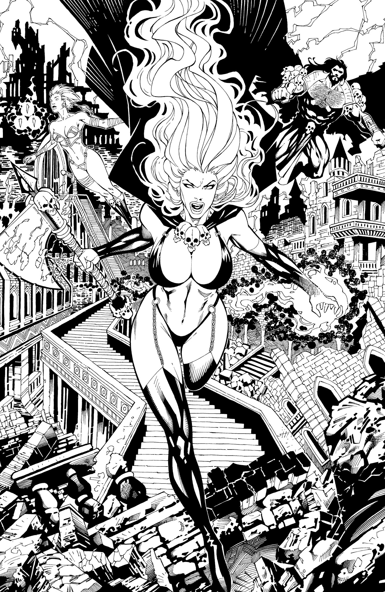 Read online Lady Death: Apocalypse comic -  Issue #0 - 56