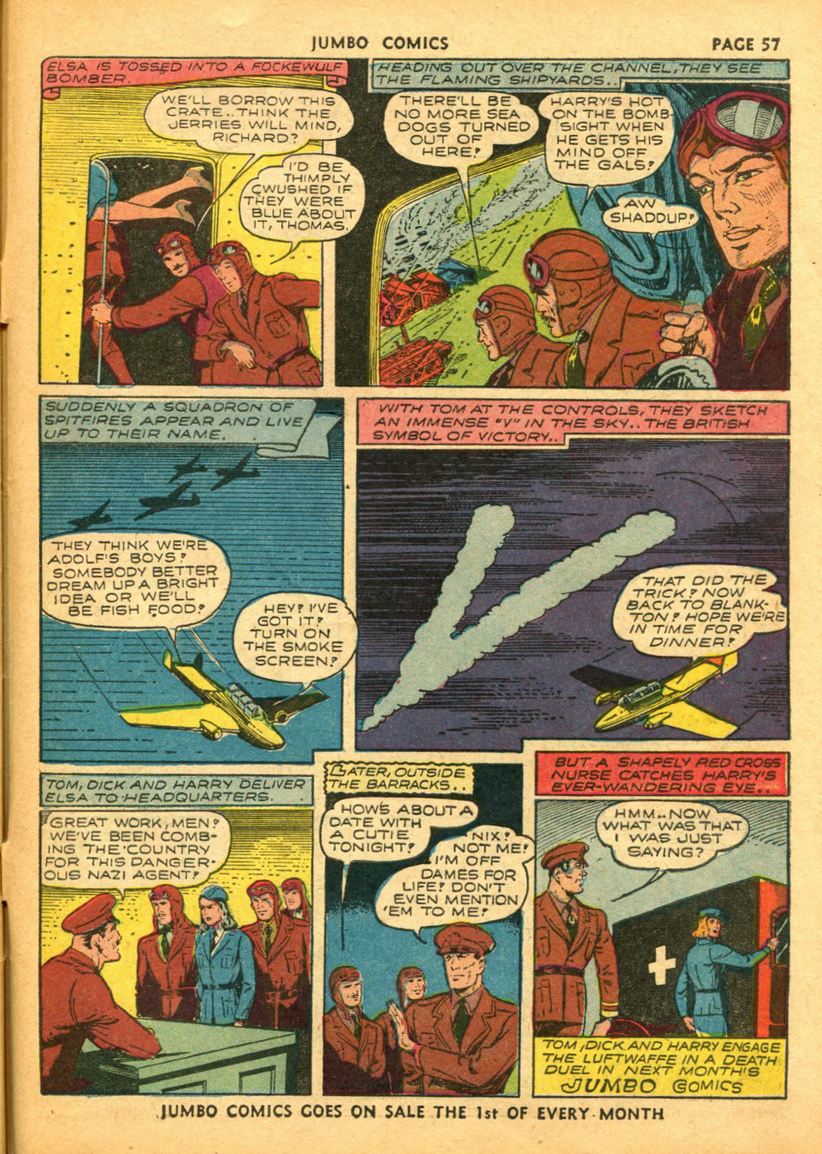 Read online Jumbo Comics comic -  Issue #34 - 60