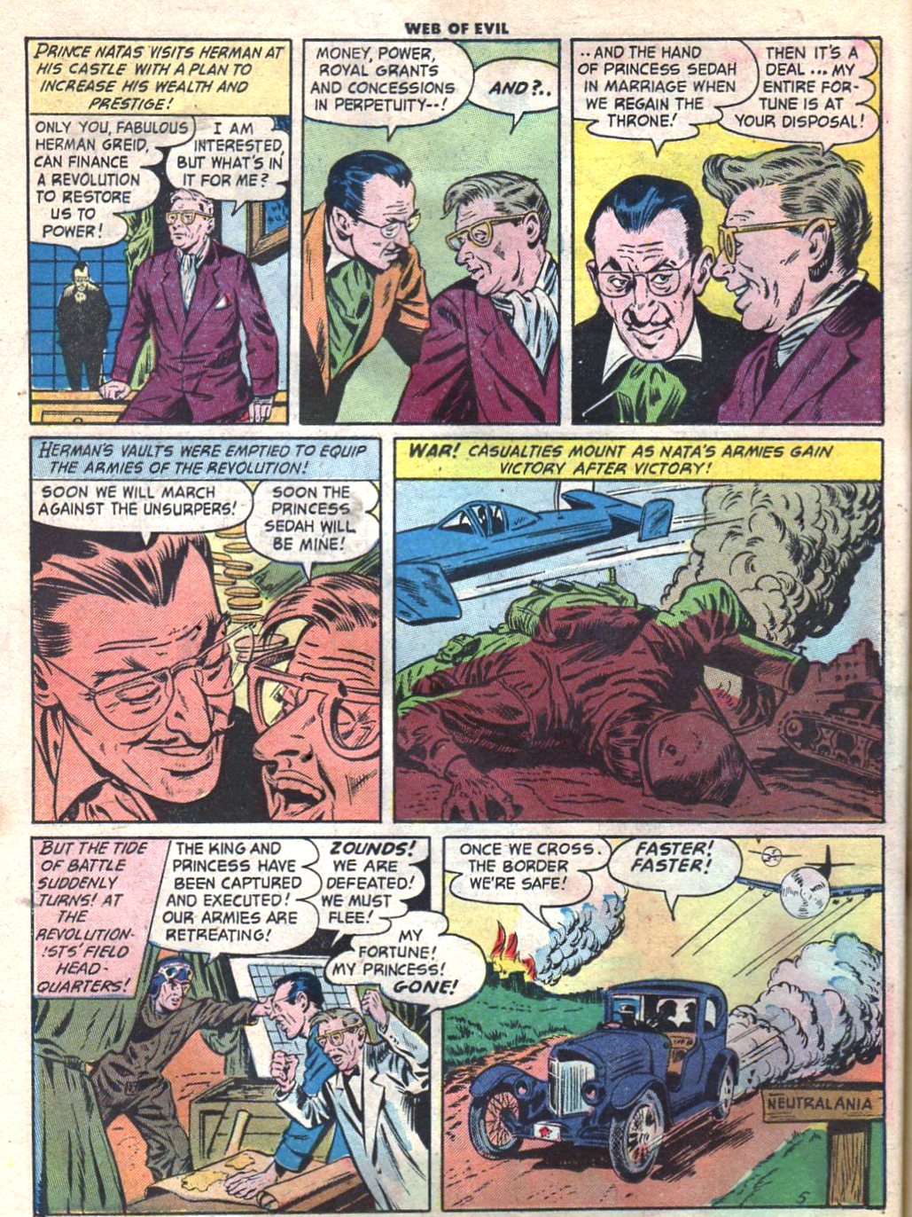 Read online Web of Evil comic -  Issue #4 - 22