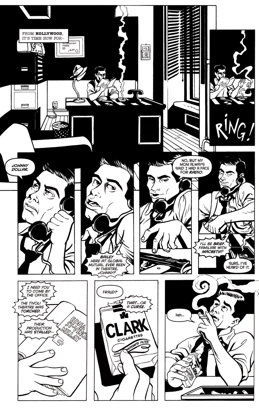 Read online Moonstone Noir: Johnny Dollar comic -  Issue # Full - 3