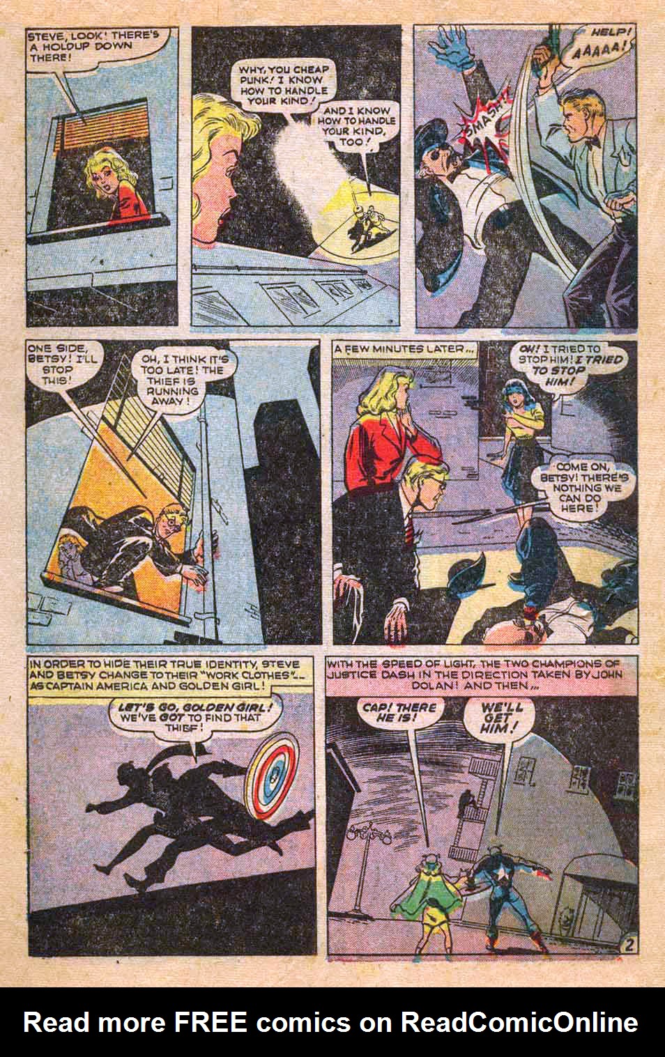 Captain America Comics 72 Page 2