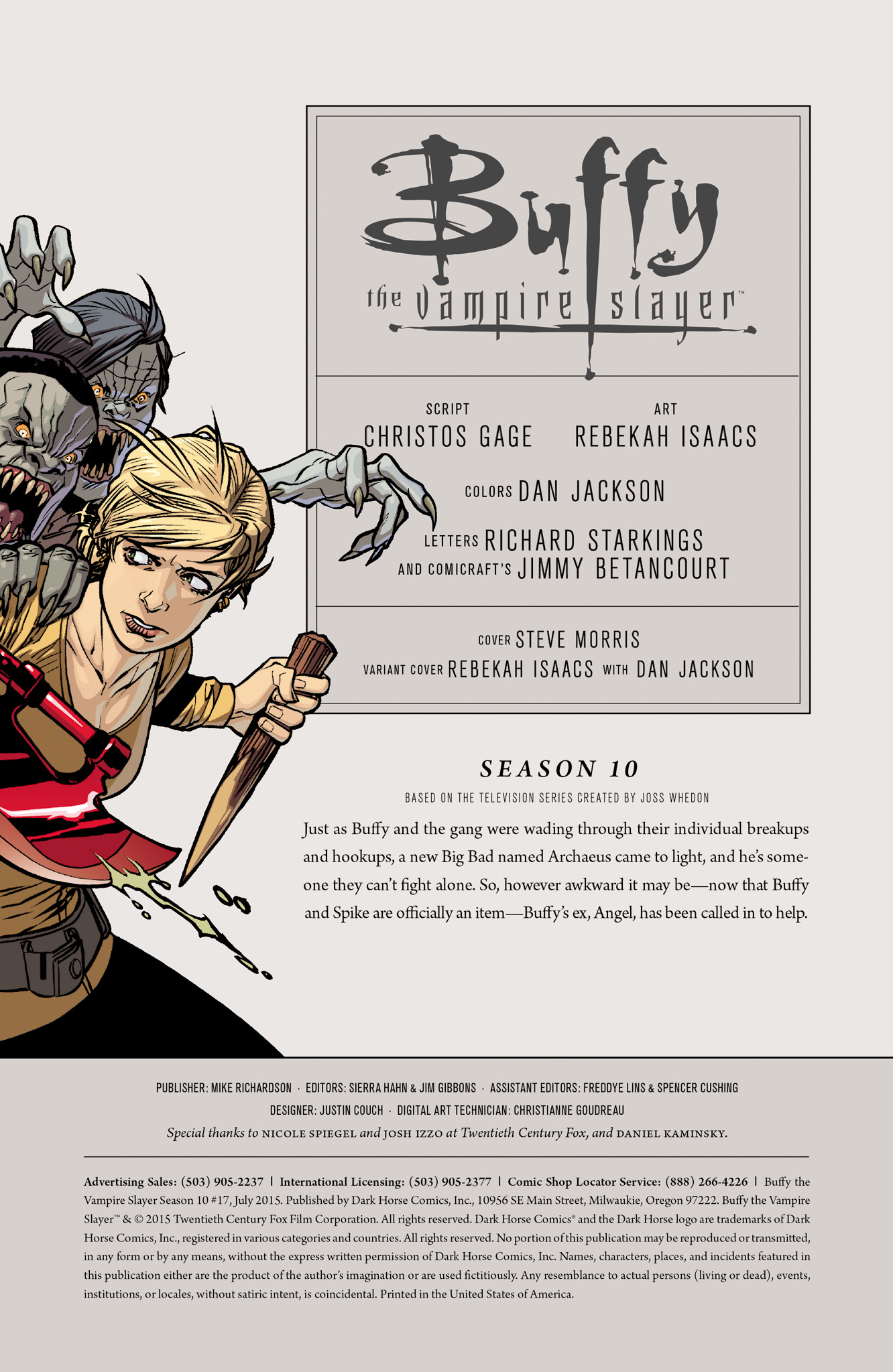 Read online Buffy the Vampire Slayer Season Ten comic -  Issue #17 - 2