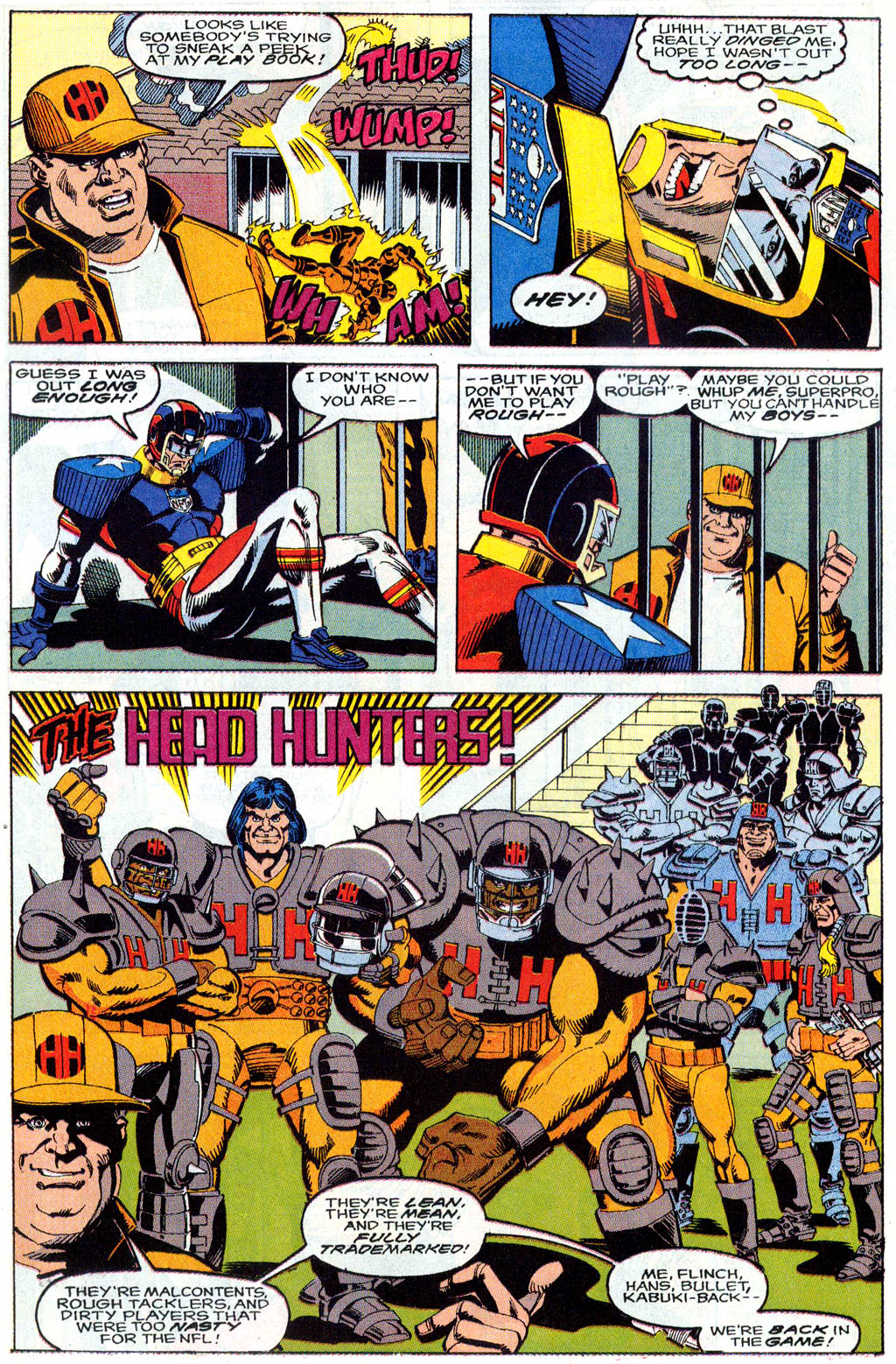 Read online NFL SuperPro comic -  Issue #5 - 16