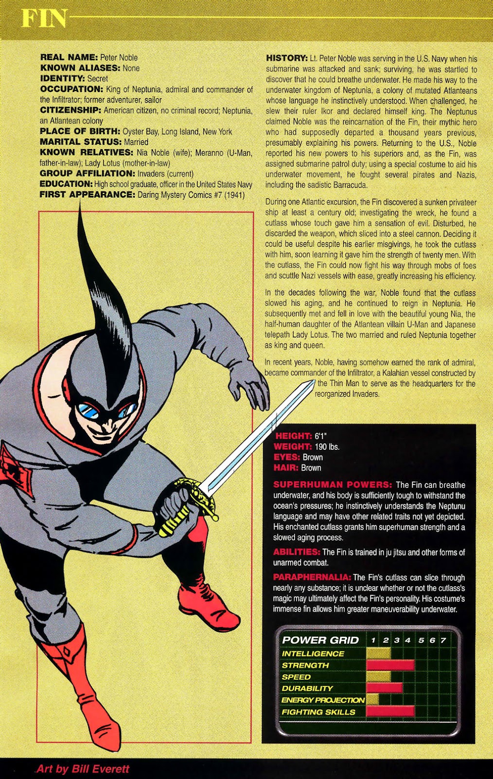 The Official Handbook of the Marvel Universe: Golden Age issue Full - Page 16