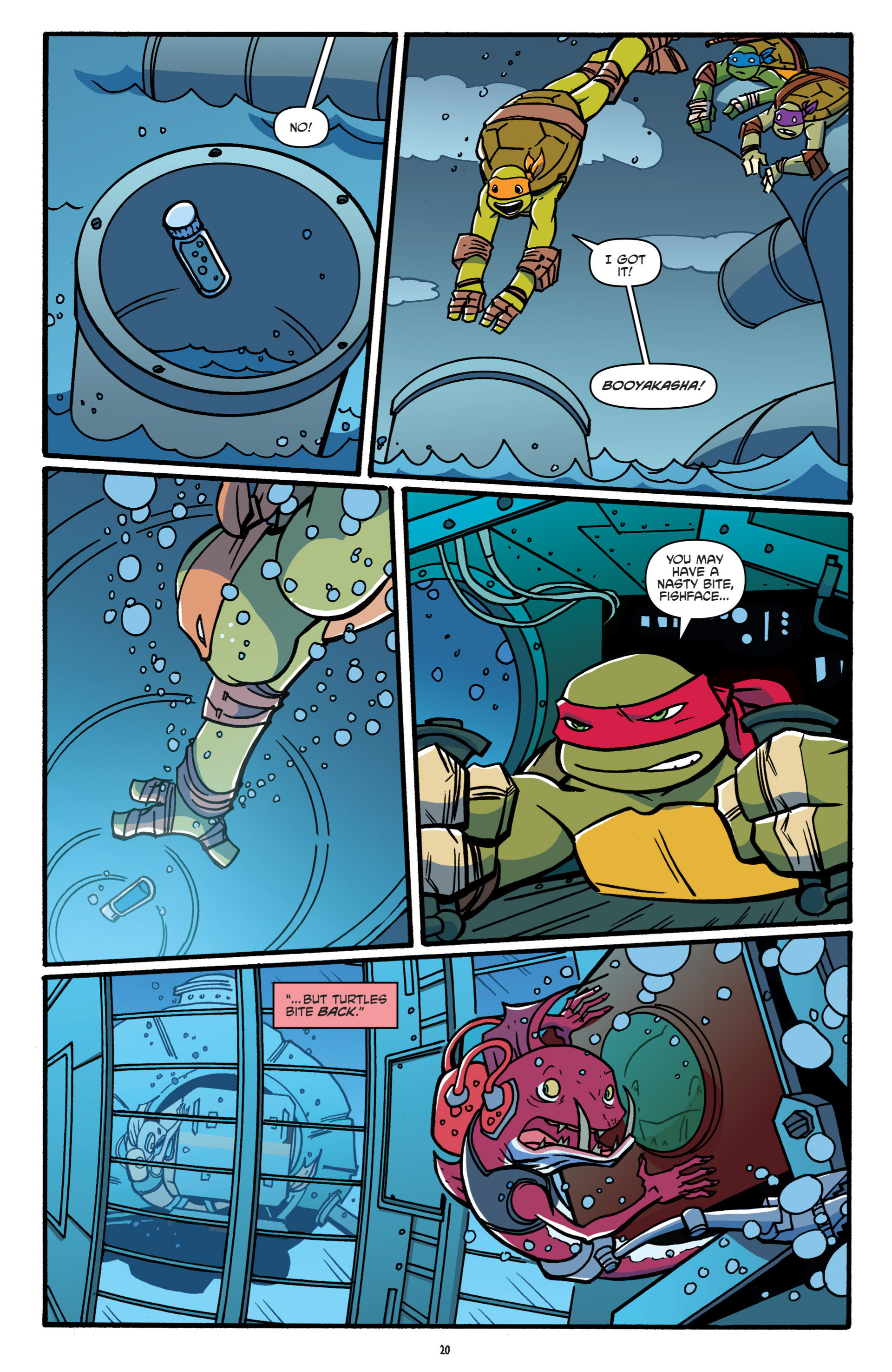 Read online Teenage Mutant Ninja Turtles New Animated Adventures comic -  Issue #5 - 21