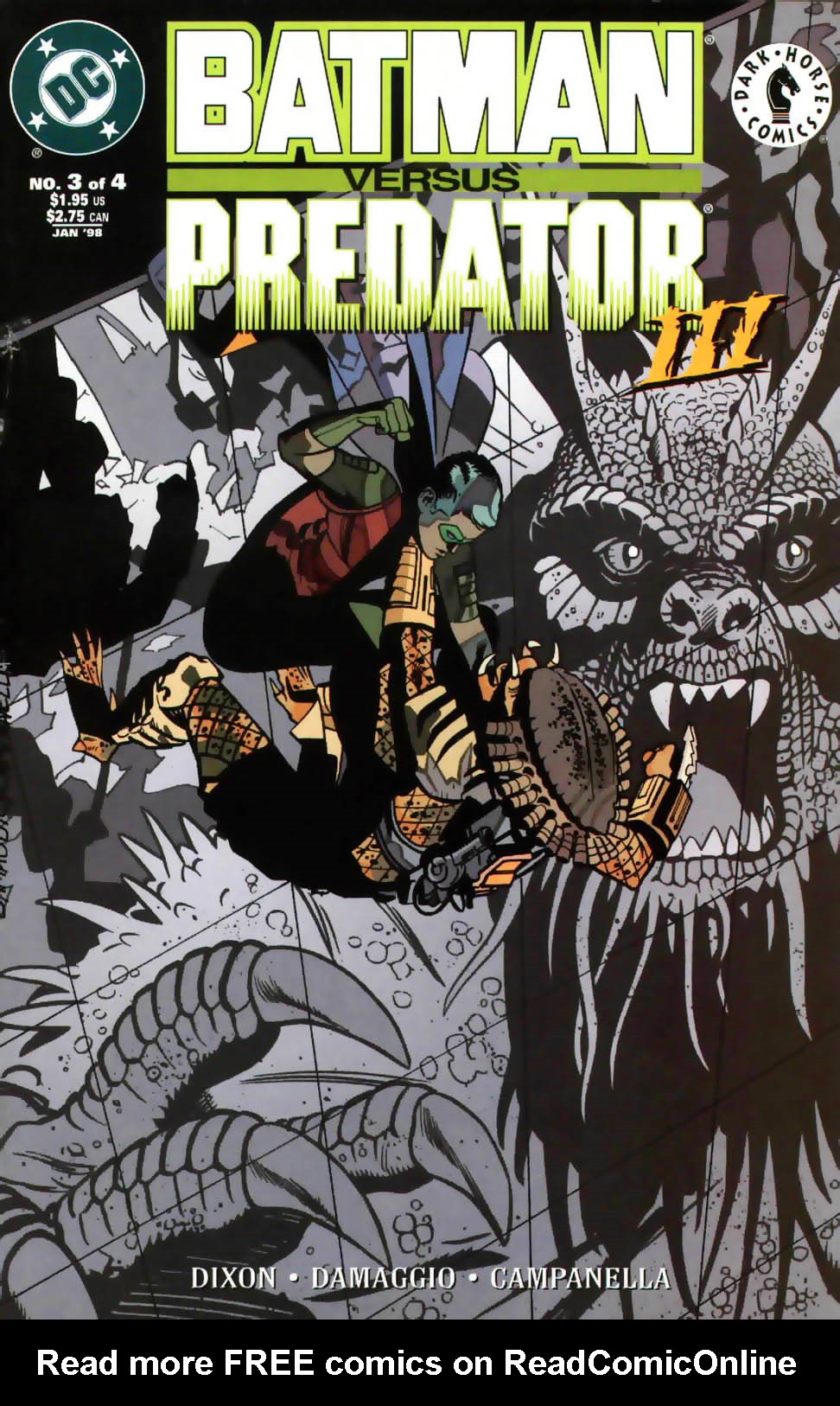 Read online Batman/Predator III comic -  Issue #3 - 1