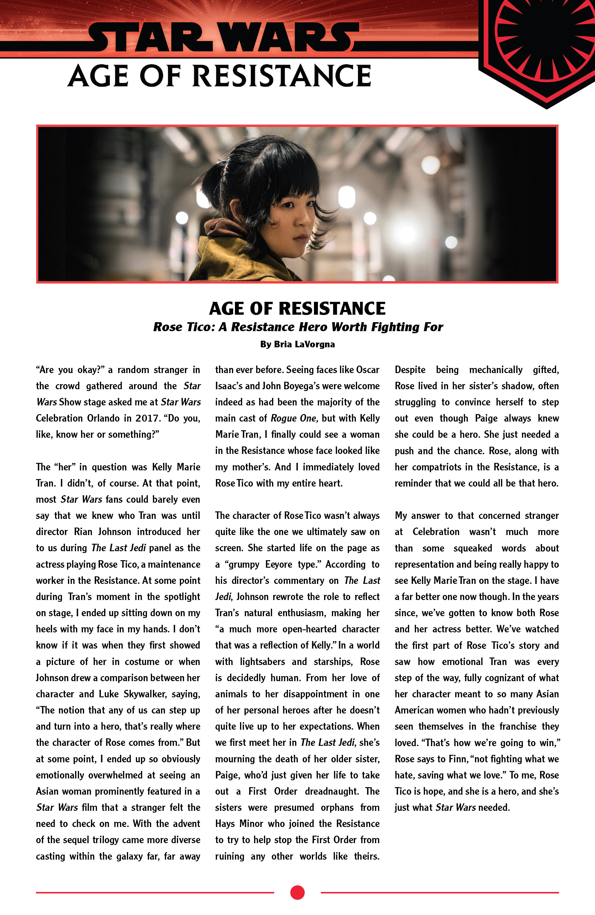 Read online Star Wars: Age Of Resistance comic -  Issue # Rose Tico - 23